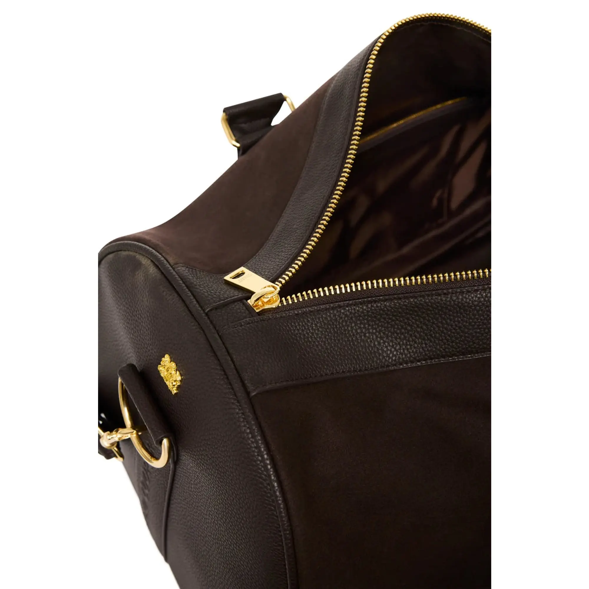 Product image 8 of 9 of Holland Cooper Women's Regency Holdall - Dark Chocolate Suede