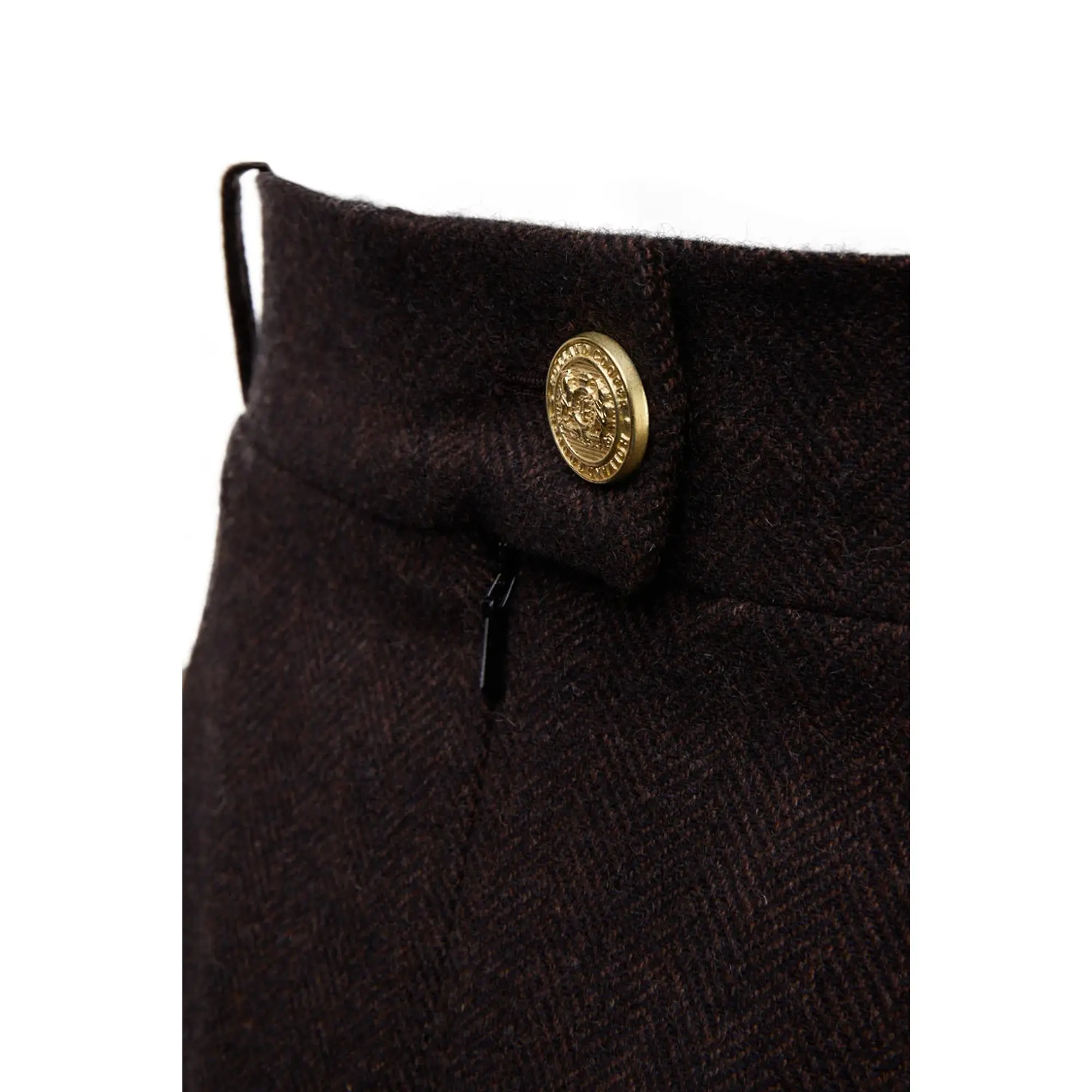 Product image 8 of 8 of Holland Cooper Women's Regency Skirt - Chocolate Herringbone