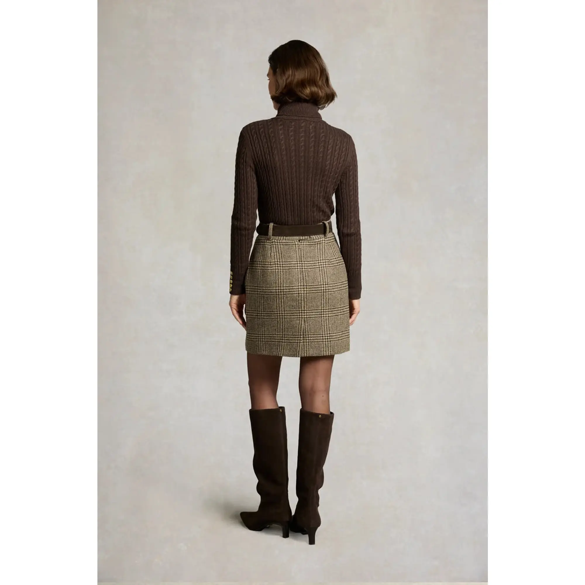 Product image 6 of 8 of Holland Cooper Women's Regency Skirt - Prince of Wales Brown