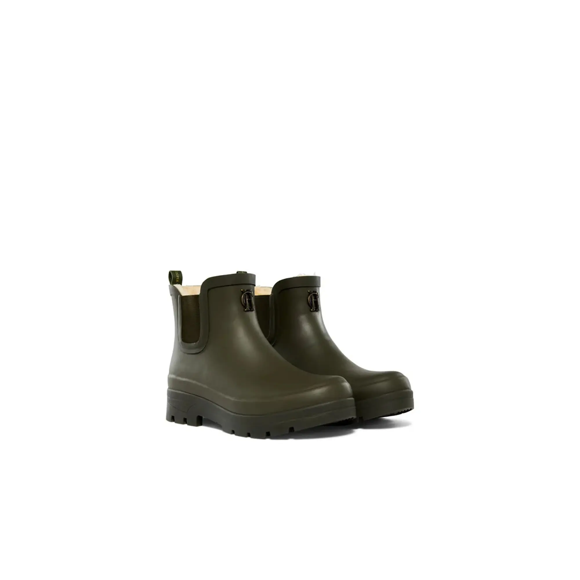 Product image 4 of 8 of Holland Cooper Women's Sherpa Lined Chunky Chelsea Wellingtons - Khaki