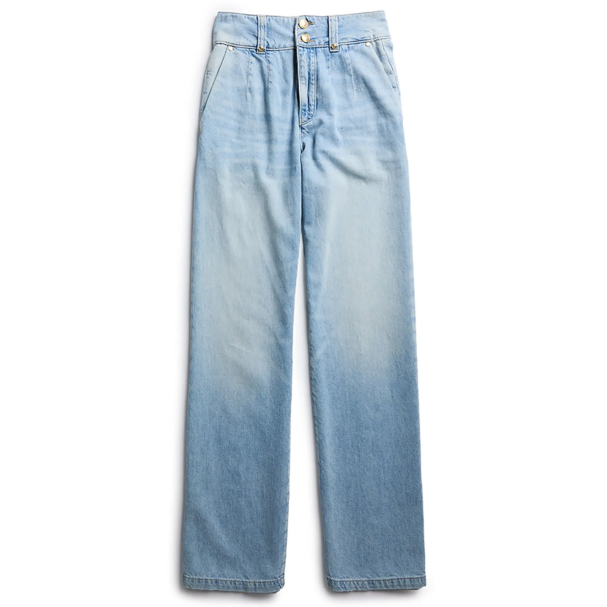 Product image 1 of 9 of Holland Cooper Women's Tailored Wide Leg Jeans - Vintage Indigo