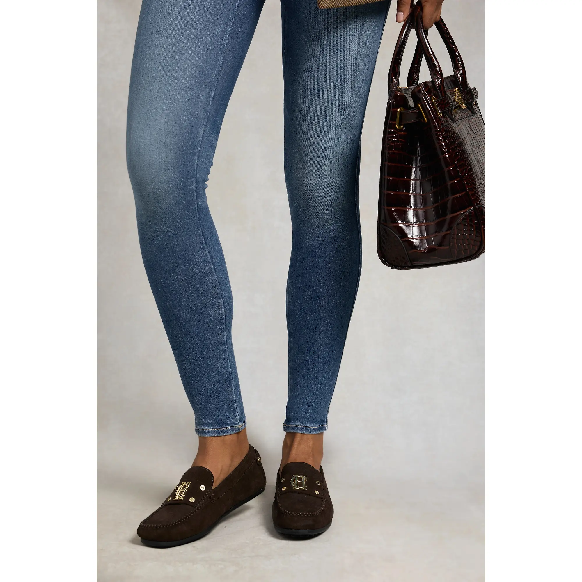 Product image 2 of 6 of Holland Cooper Women's The Driving Loafer - Chocolate