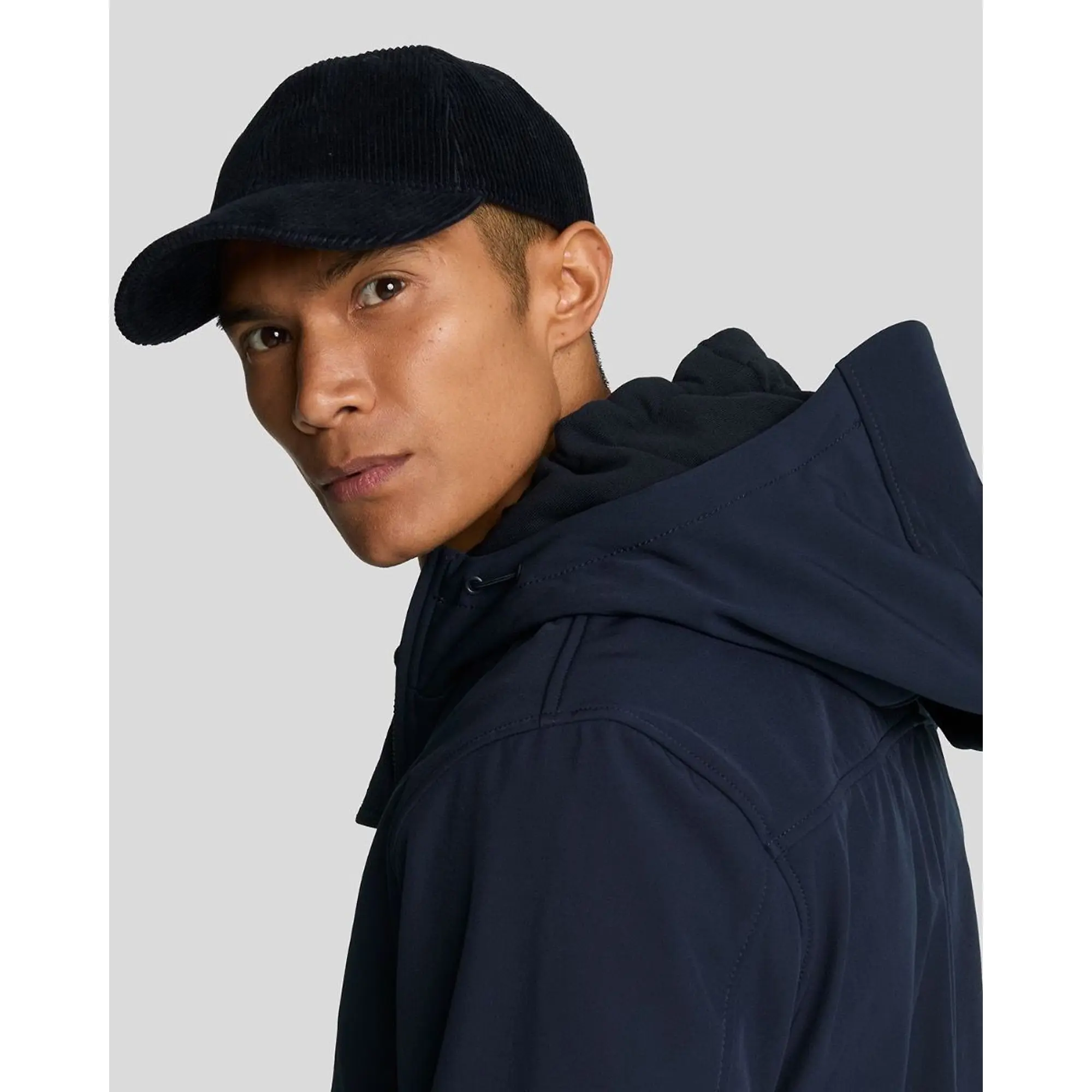 Product image 2 of 4 of Lyle & Scott Men's Fleece Back Softshell Jacket - Dark Navy