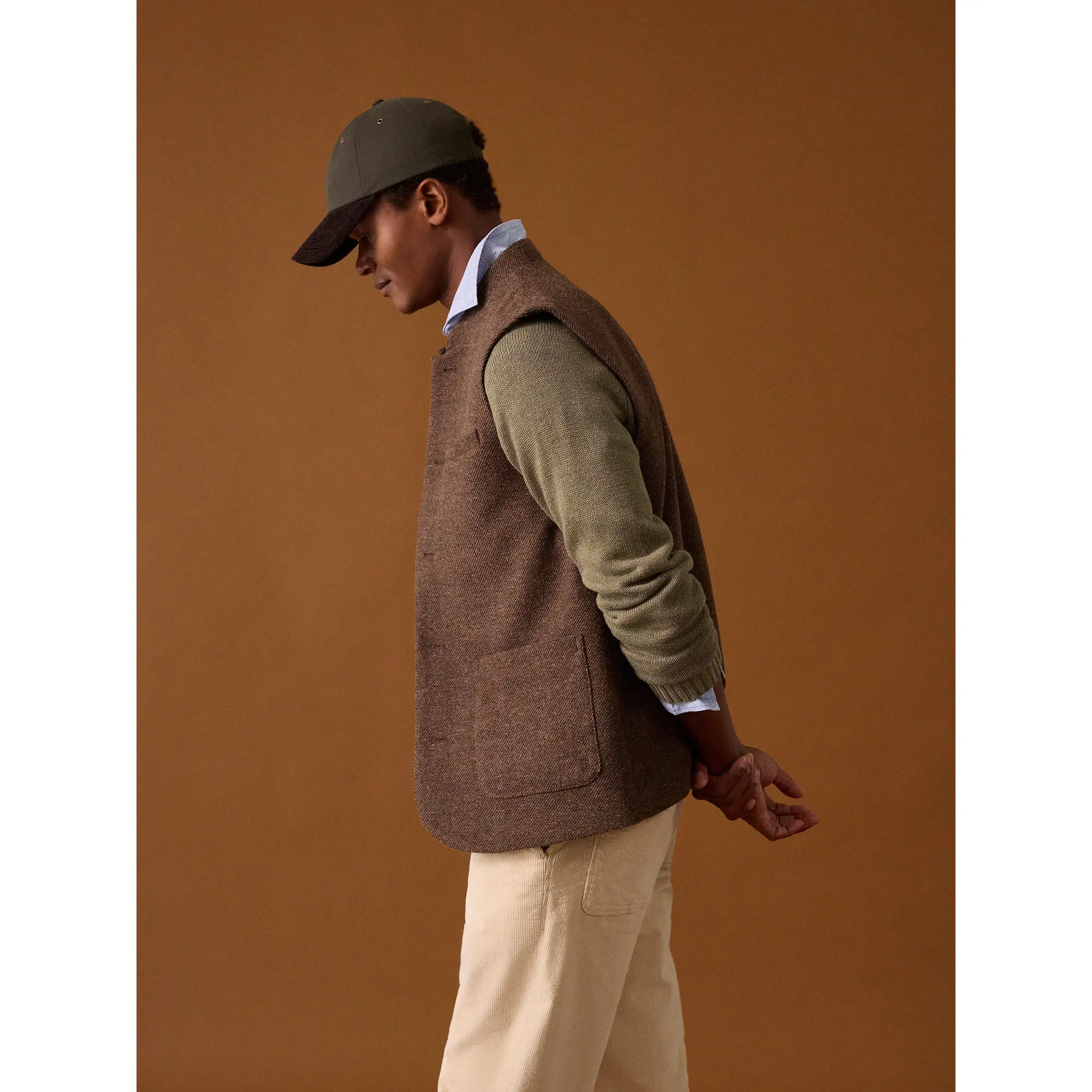 Product image 3 of 3 of Joules Men's Tweed Gilet - Brown