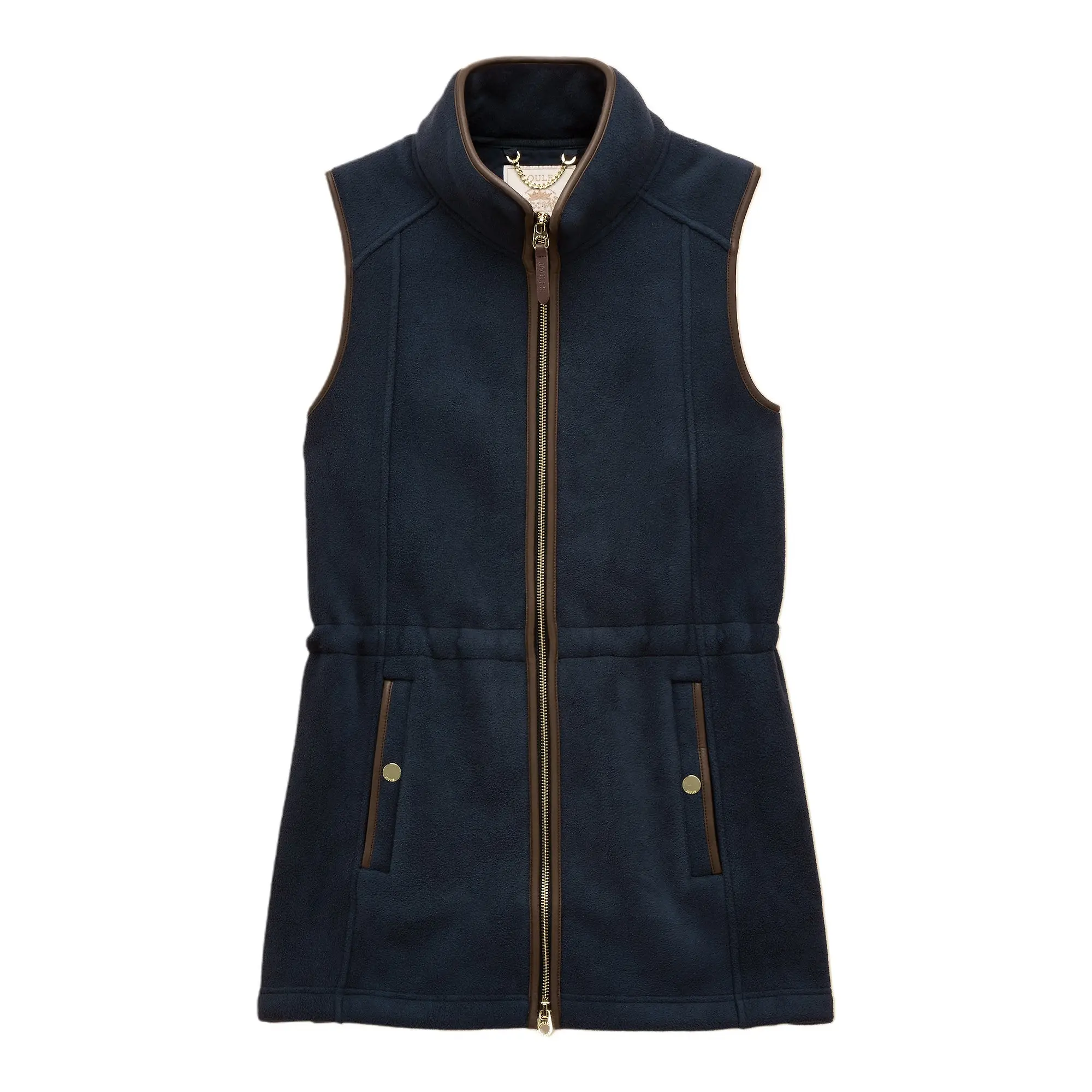 Product image 1 of 11 of Joules Women's Heritage Longline Fleece Gilet - Navy Blue
