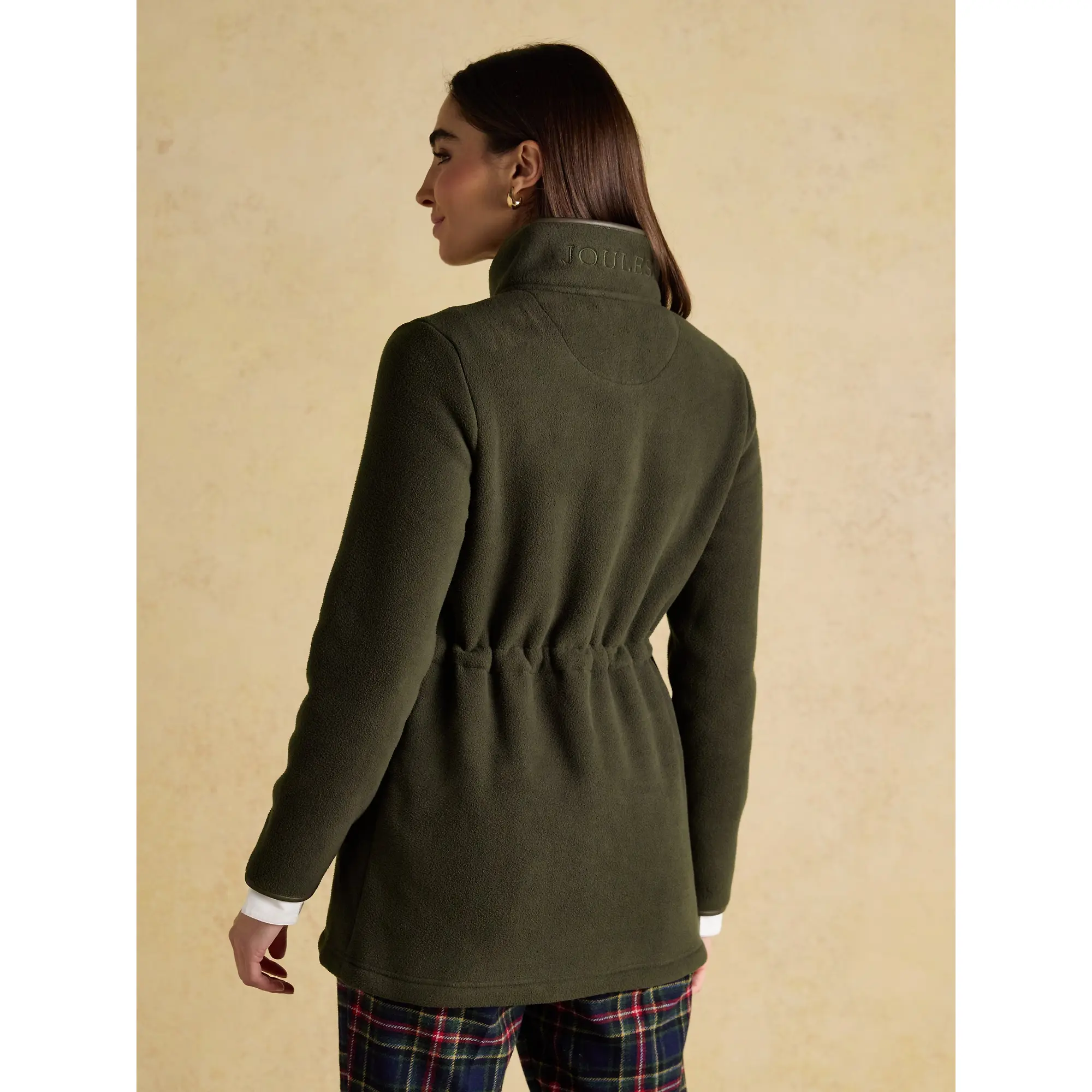 Product image 3 of 10 of Joules Women's Heritage Longline Zip Up Polar Fleece - Green