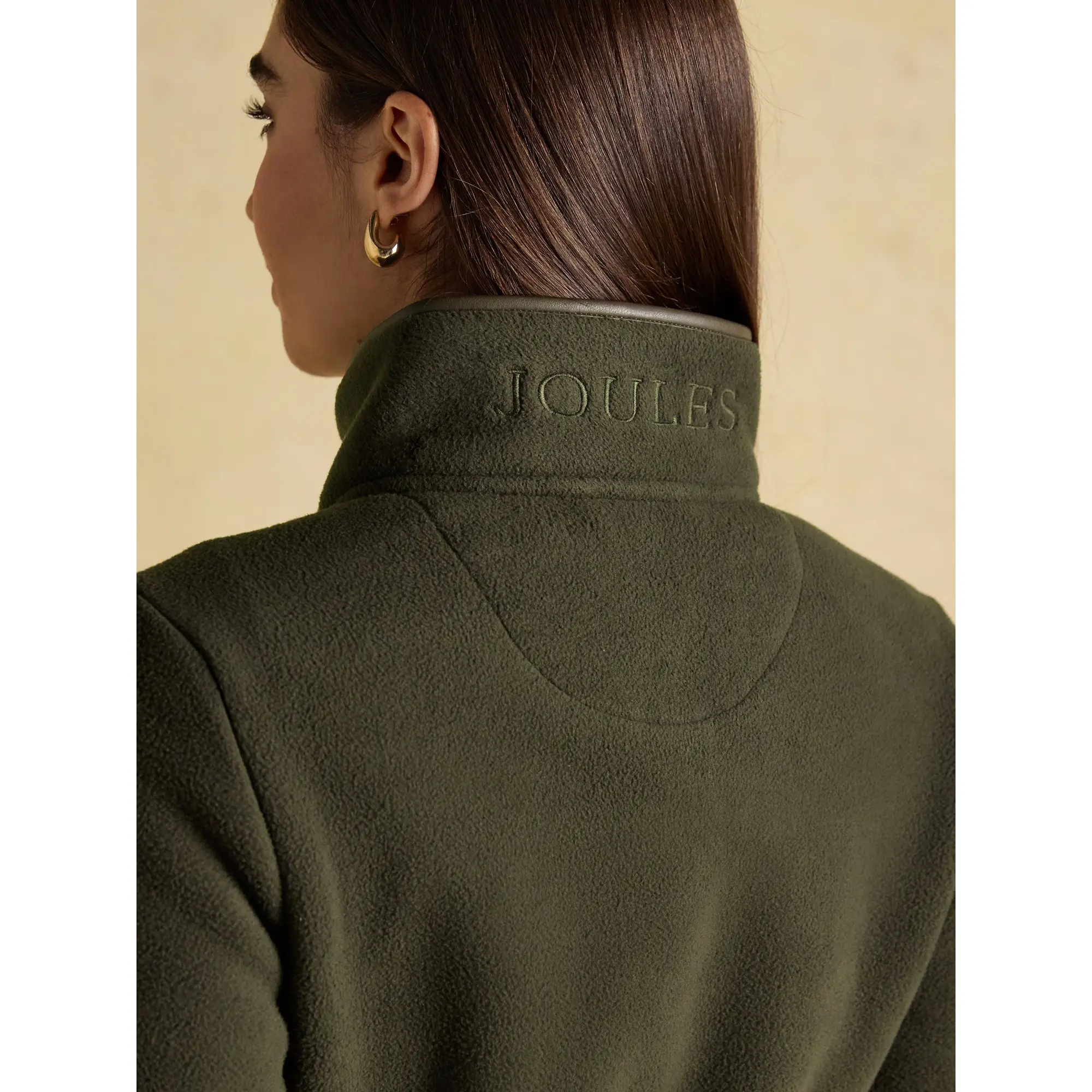 Product image 6 of 10 of Joules Women's Heritage Longline Zip Up Polar Fleece - Green
