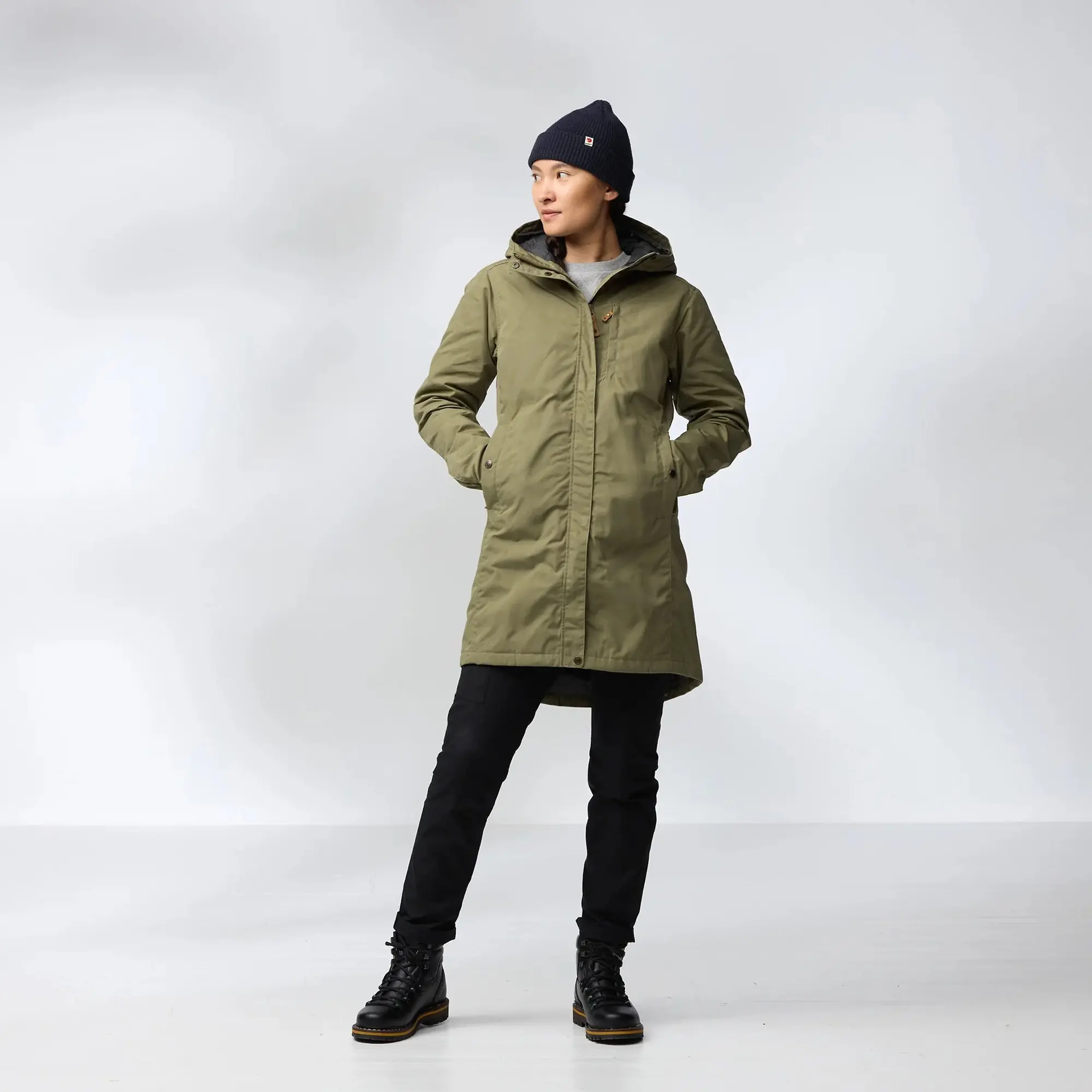 Product image 3 of 16 of Fjällräven Women's Kiruna Padded Parka - Dark Navy