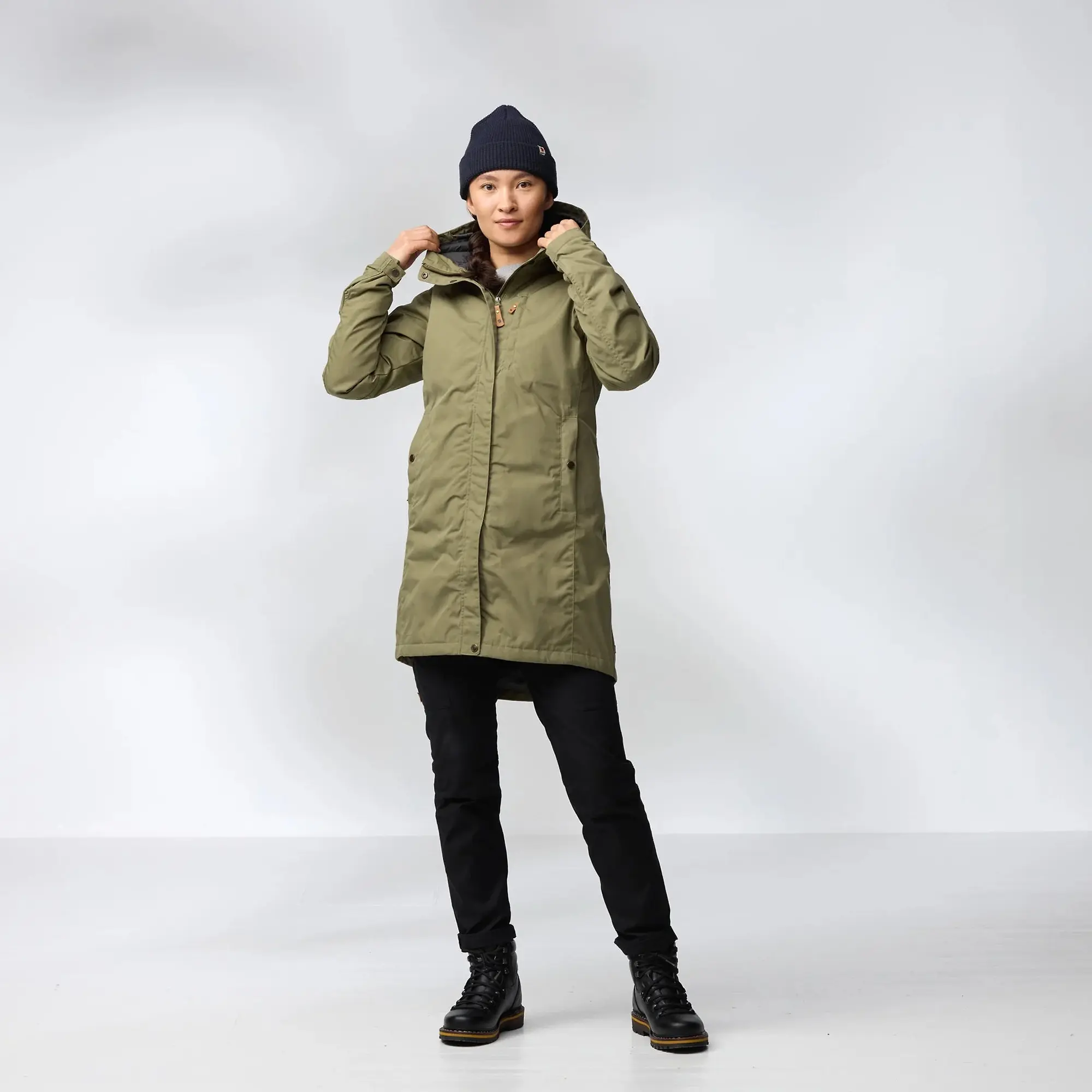 Product image 6 of 16 of Fjällräven Women's Kiruna Padded Parka - Dark Navy