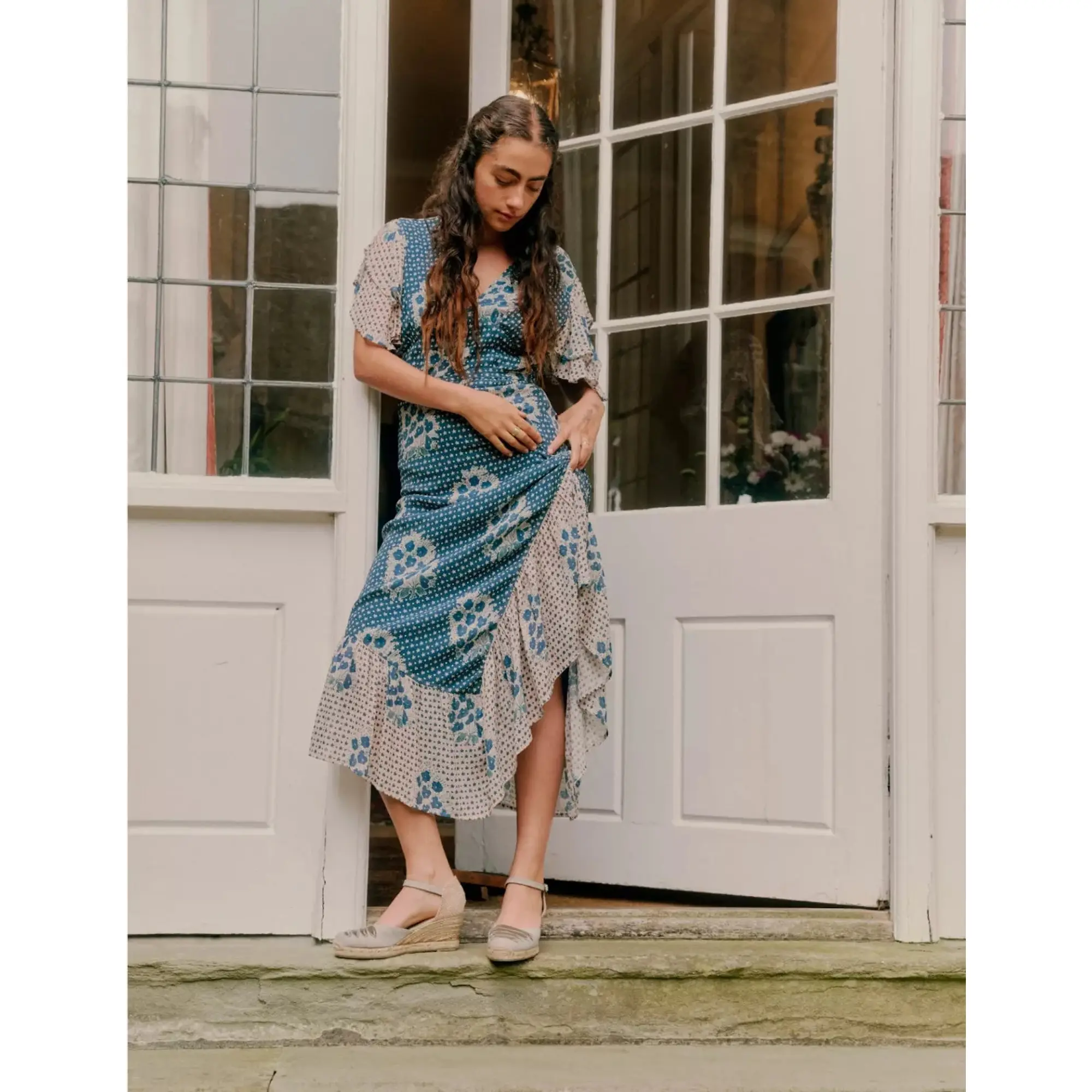 Product image 7 of 8 of Penelope Chilvers Women's Mary Jane Dali Espadrilles - Putty