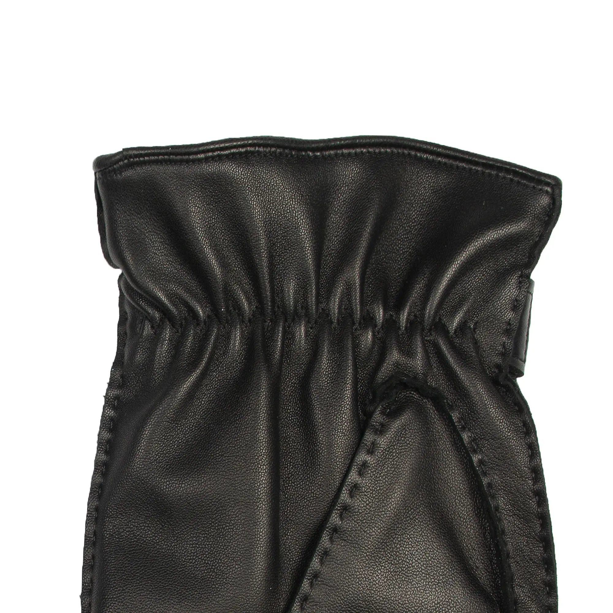 Product image 8 of 12 of Dents Men's Tetbury Handsewn Three-Point Wool and Cashmere Blend-Lined Leather Gloves - Black