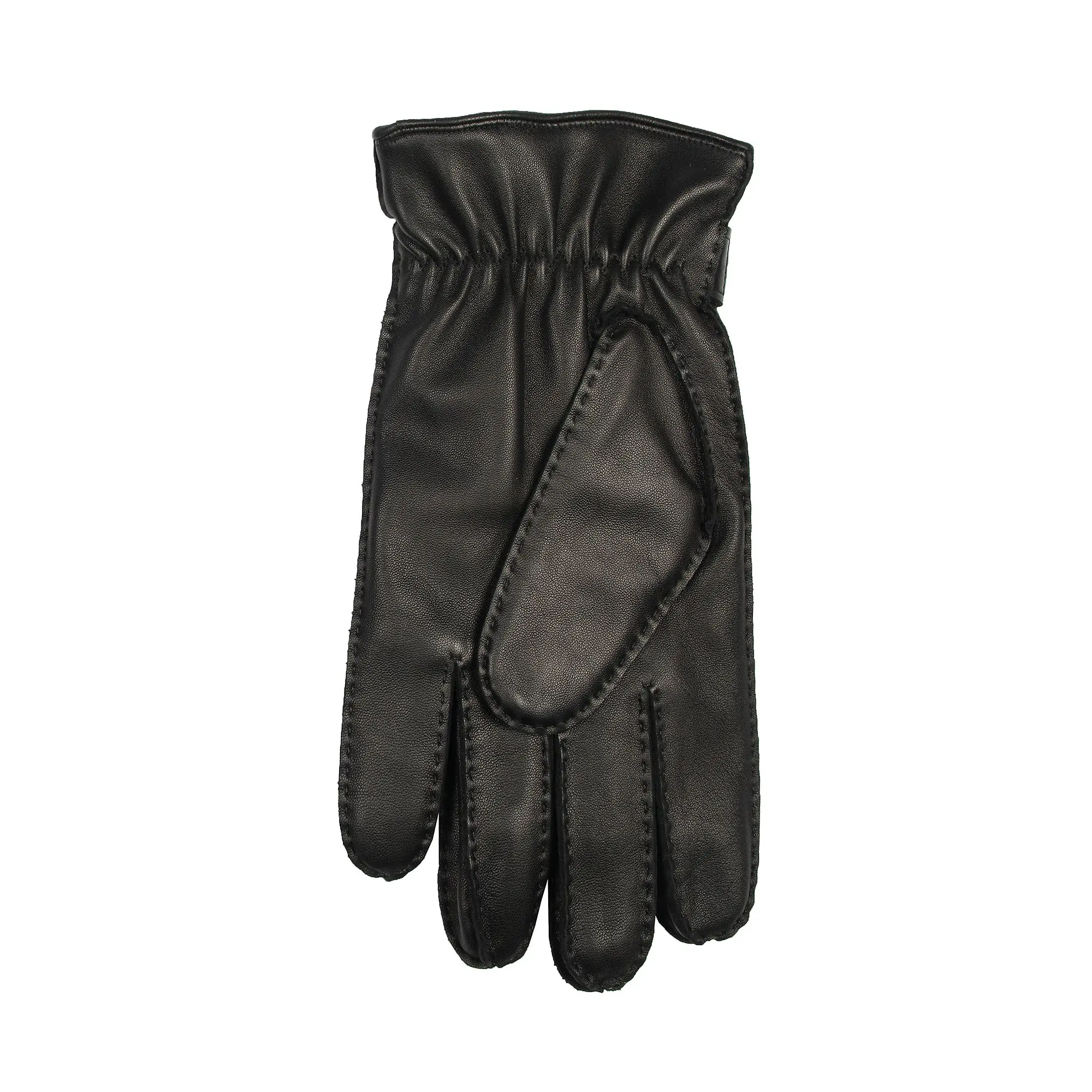 Product image 7 of 12 of Dents Men's Tetbury Handsewn Three-Point Wool and Cashmere Blend-Lined Leather Gloves - Black