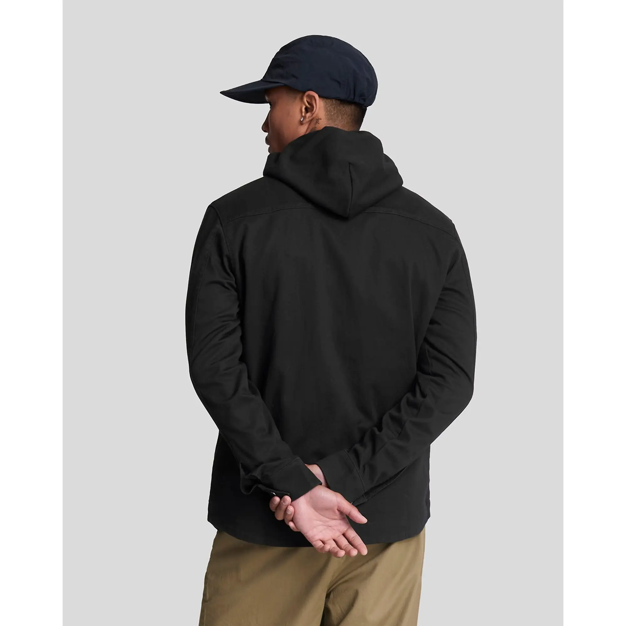 Product image 2 of 5 of Lyle & Scott Men's Bedford Cord Overshirt - Jet Black