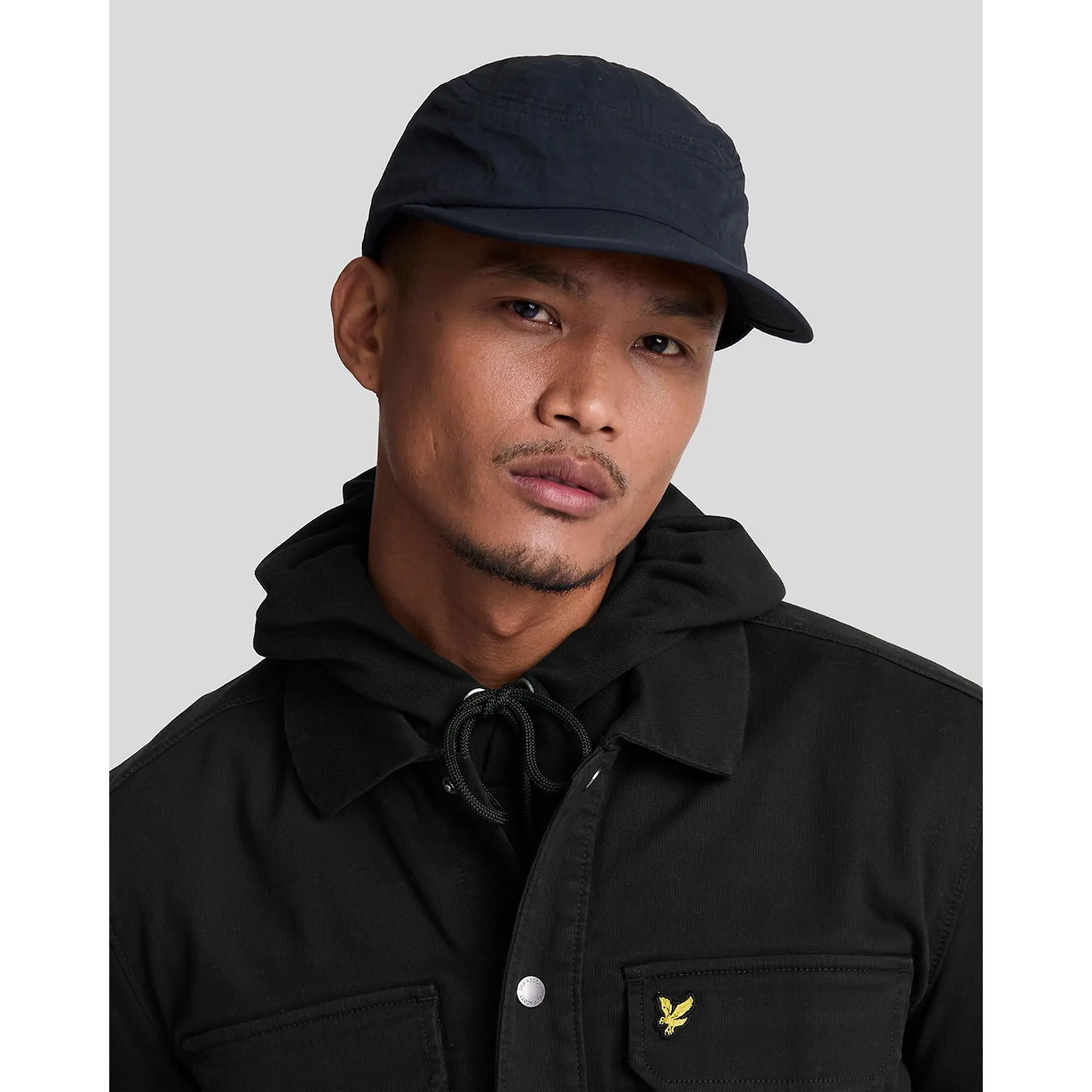 Product image 4 of 5 of Lyle & Scott Men's Bedford Cord Overshirt - Jet Black
