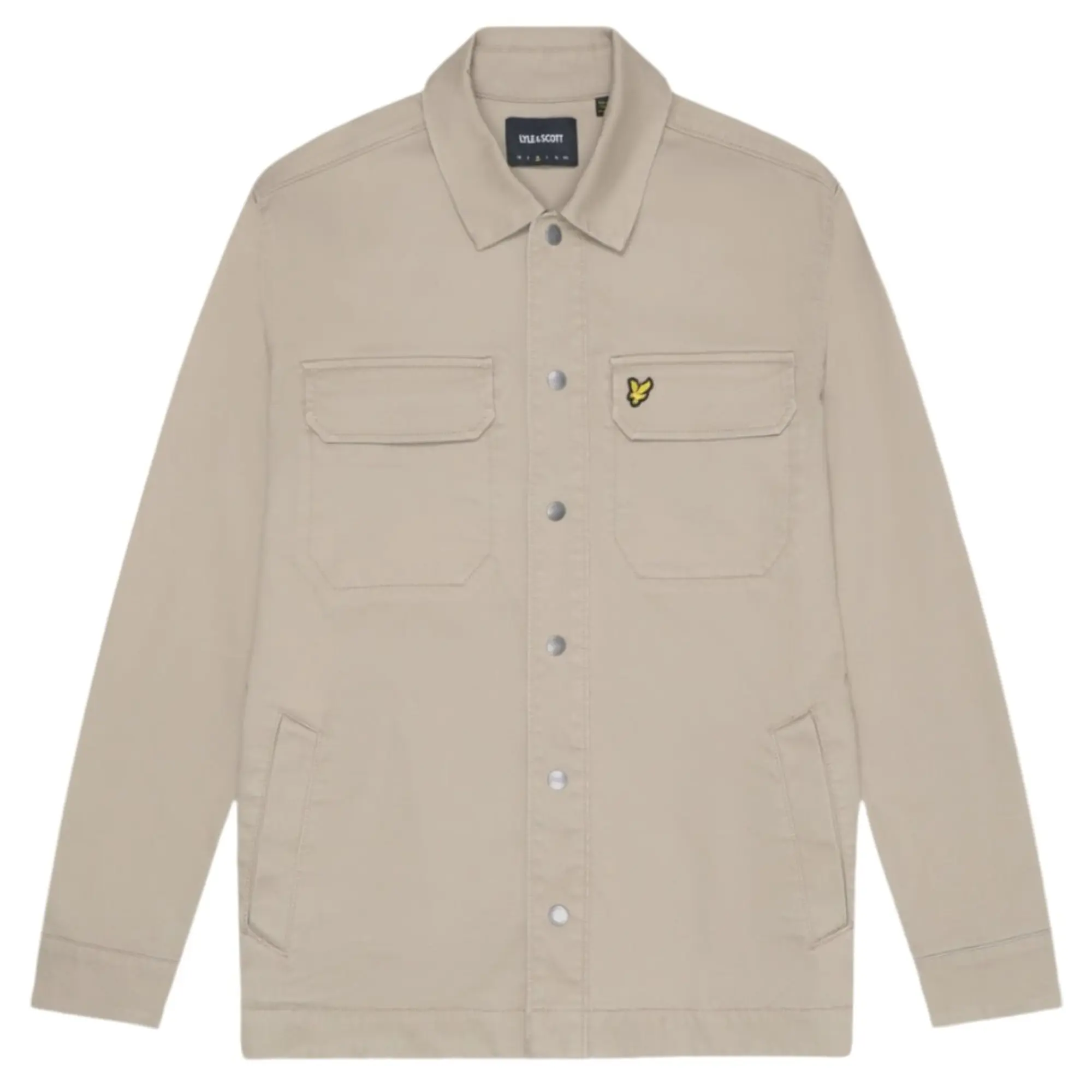 Product image 4 of 4 of Lyle & Scott Men's Bedford Cord Overshirt - Heritage Taupe
