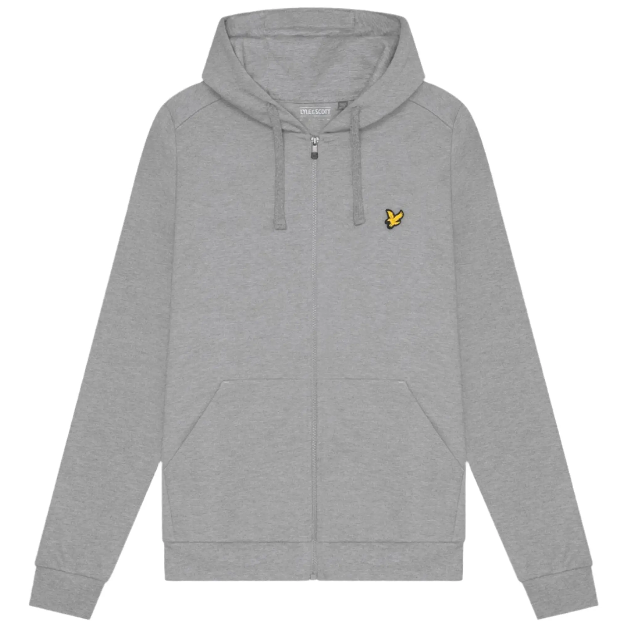 Product image 1 of 5 of Lyle & Scott Men's Sports Full-Zip Hoodie - Mid Grey Marl