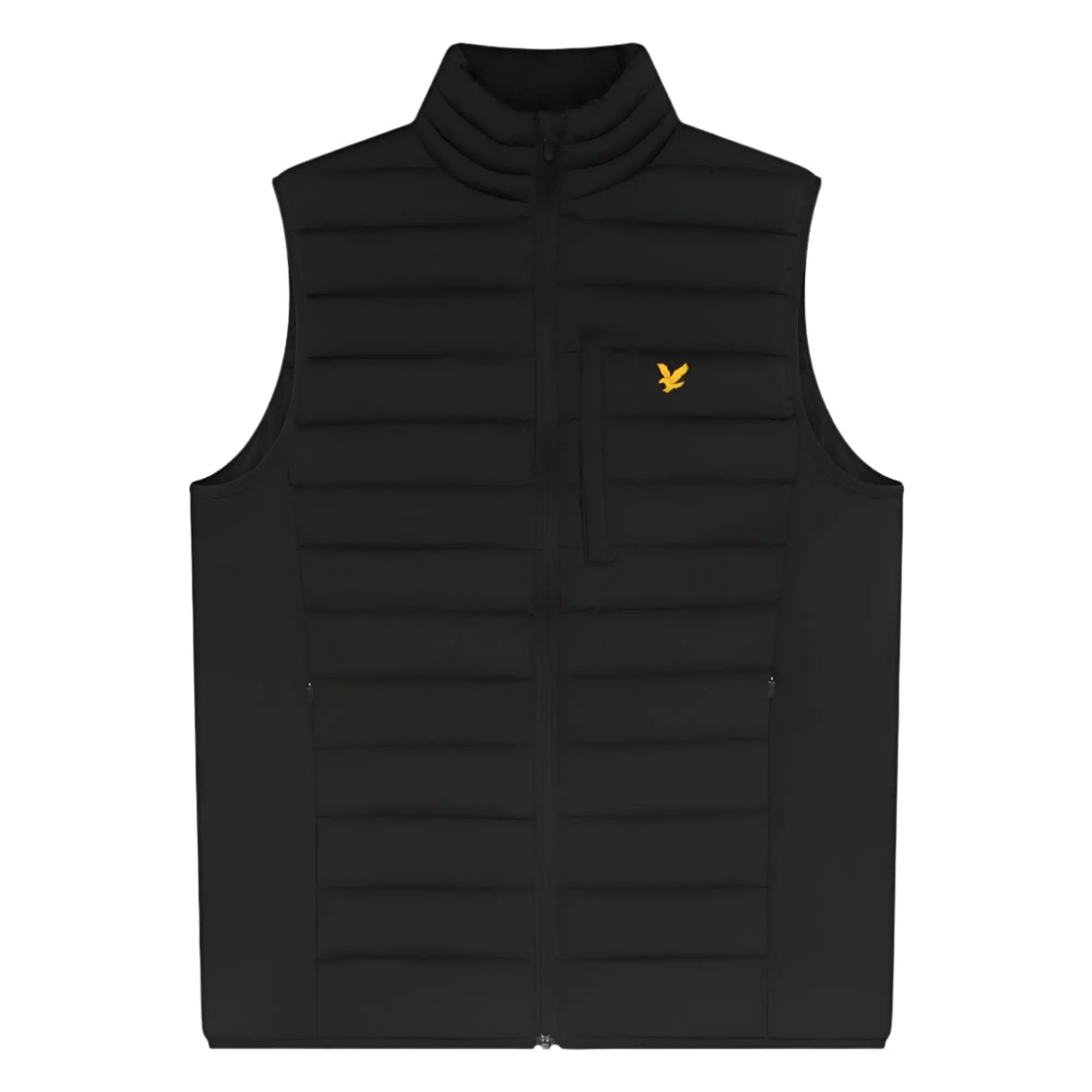 Product image 1 of 5 of Lyle & Scott Men's Stretch Lightweight Quilted Gilet - Jet Black