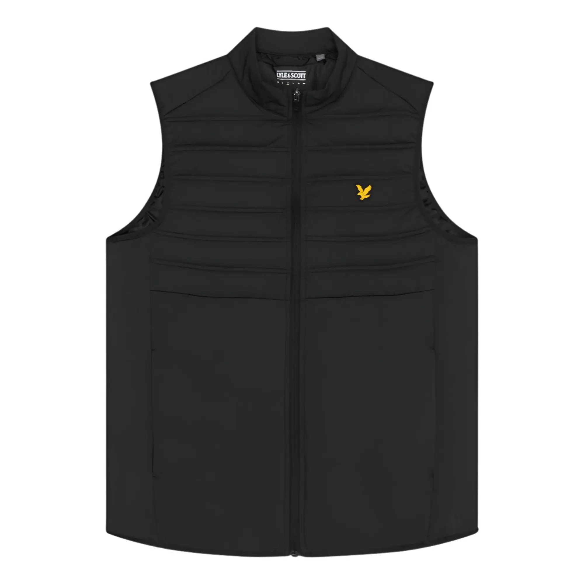 Product image 5 of 5 of Lyle & Scott Men's Sports Hybrid Double Baffle Gilet - Jet Black