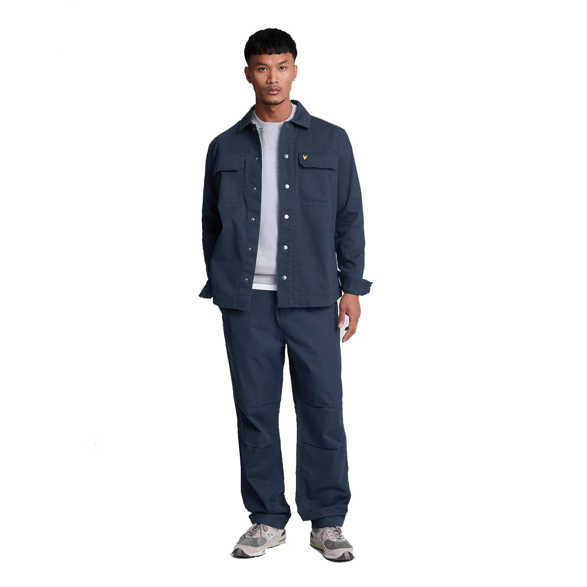 Product image 1 of 4 of Lyle & Scott Men's Premium Articulated Cargo Trouser - Midnight Navy