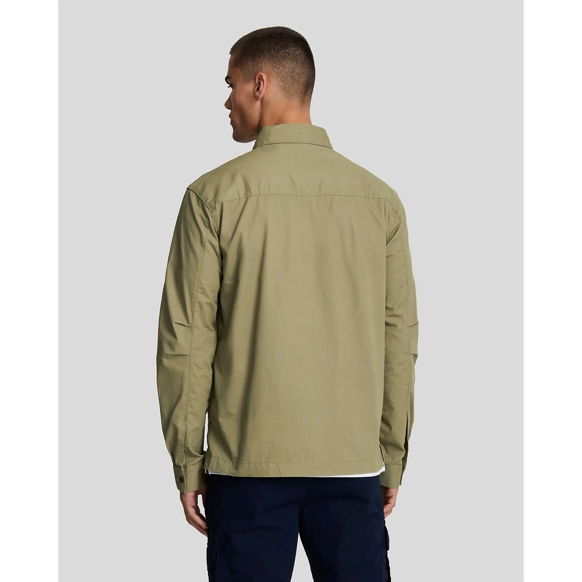 Product image 3 of 5 of Lyle & Scott Men's Premium Pleated Pocket Overshirt - Woolwich