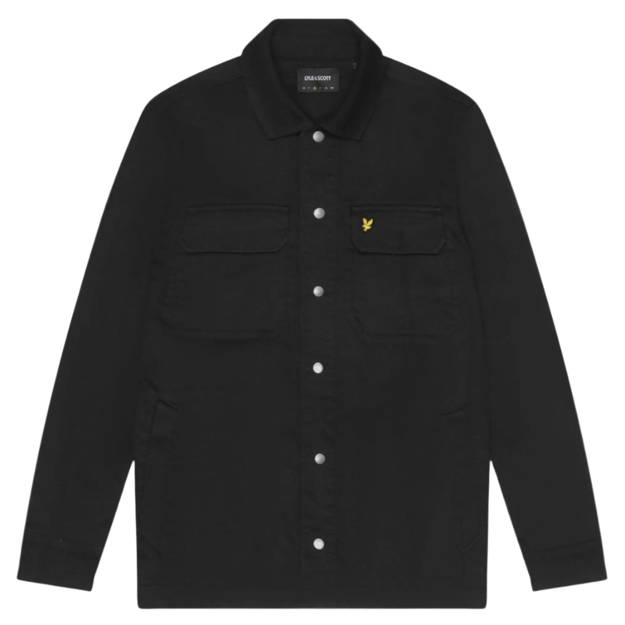 Product image 5 of 5 of Lyle & Scott Men's Bedford Cord Overshirt - Jet Black