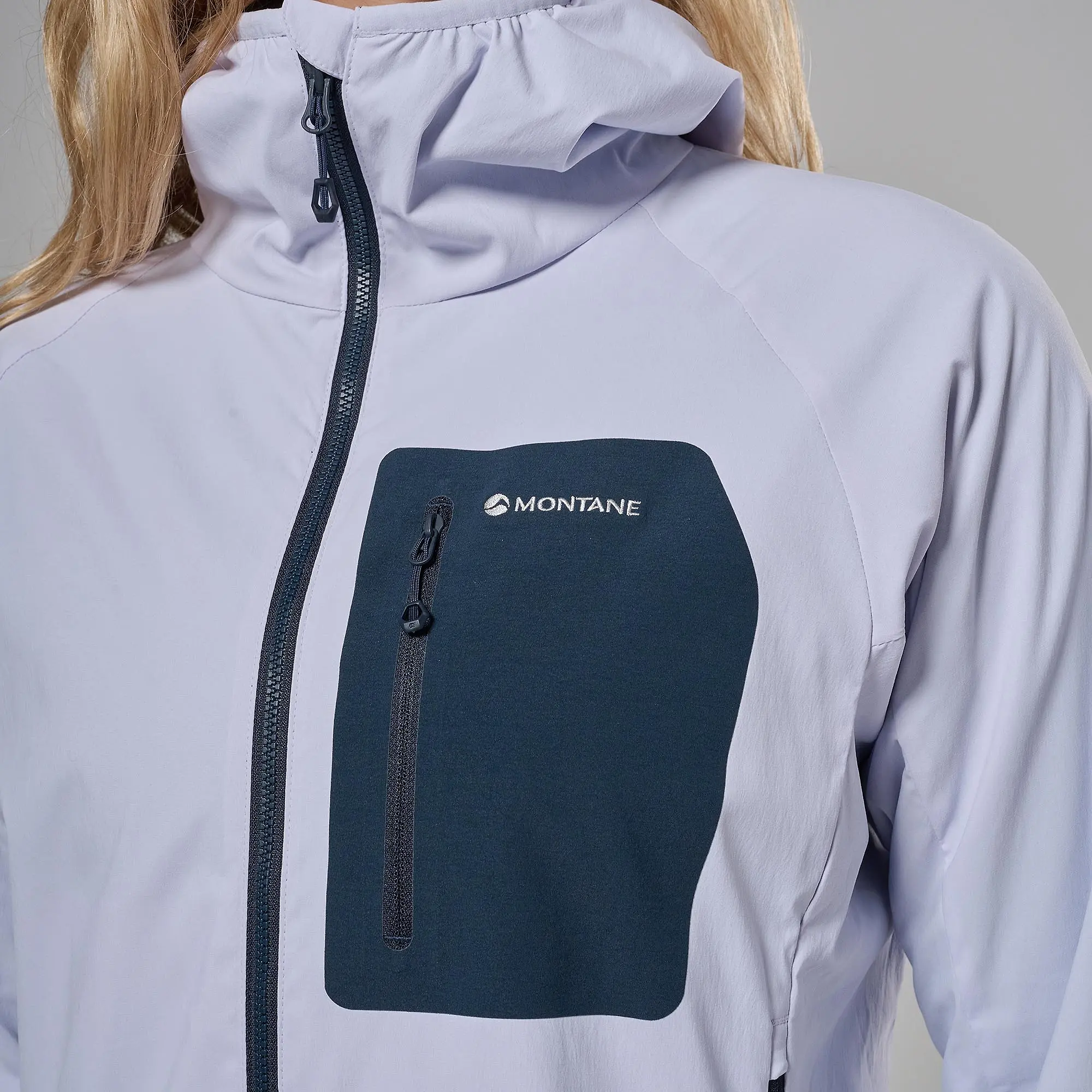 Product image 5 of 11 of Montane Women's Khamsin Lite Hooded Softshell Jacket - Lilac Haze