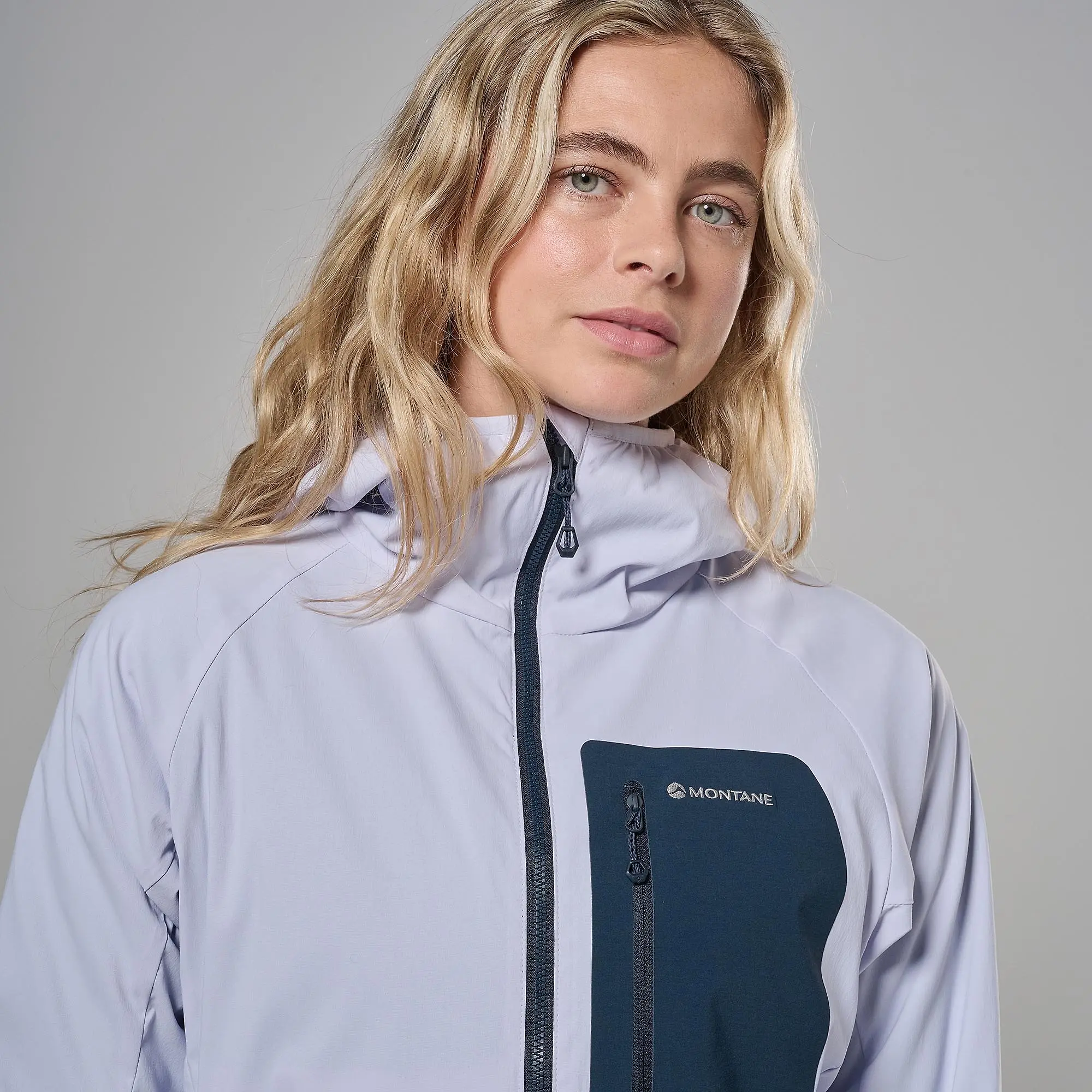 Product image 7 of 11 of Montane Women's Khamsin Lite Hooded Softshell Jacket - Lilac Haze