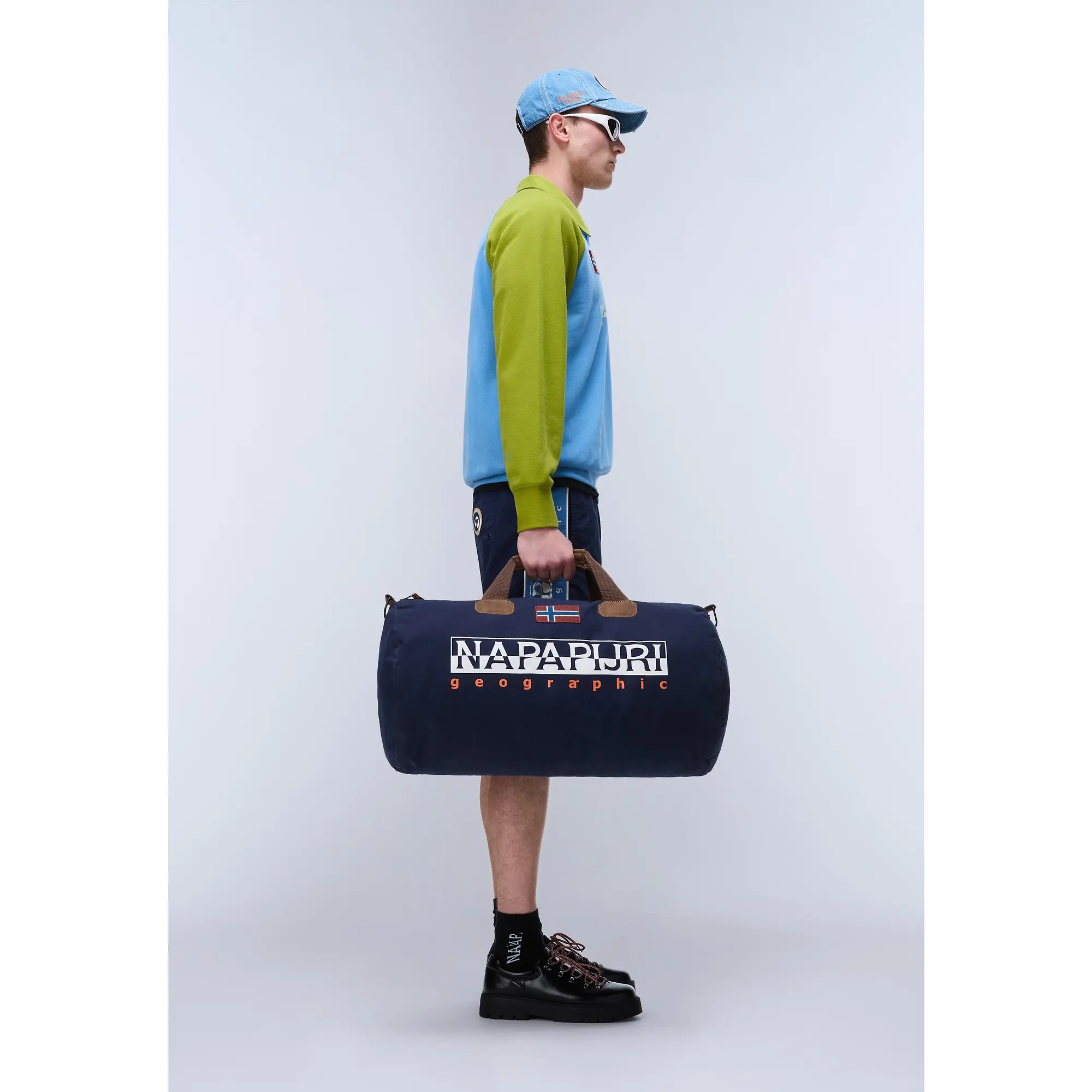 Product image 2 of 8 of Napapijri Bering Duffle Bag 48 Lt - Blue Marine