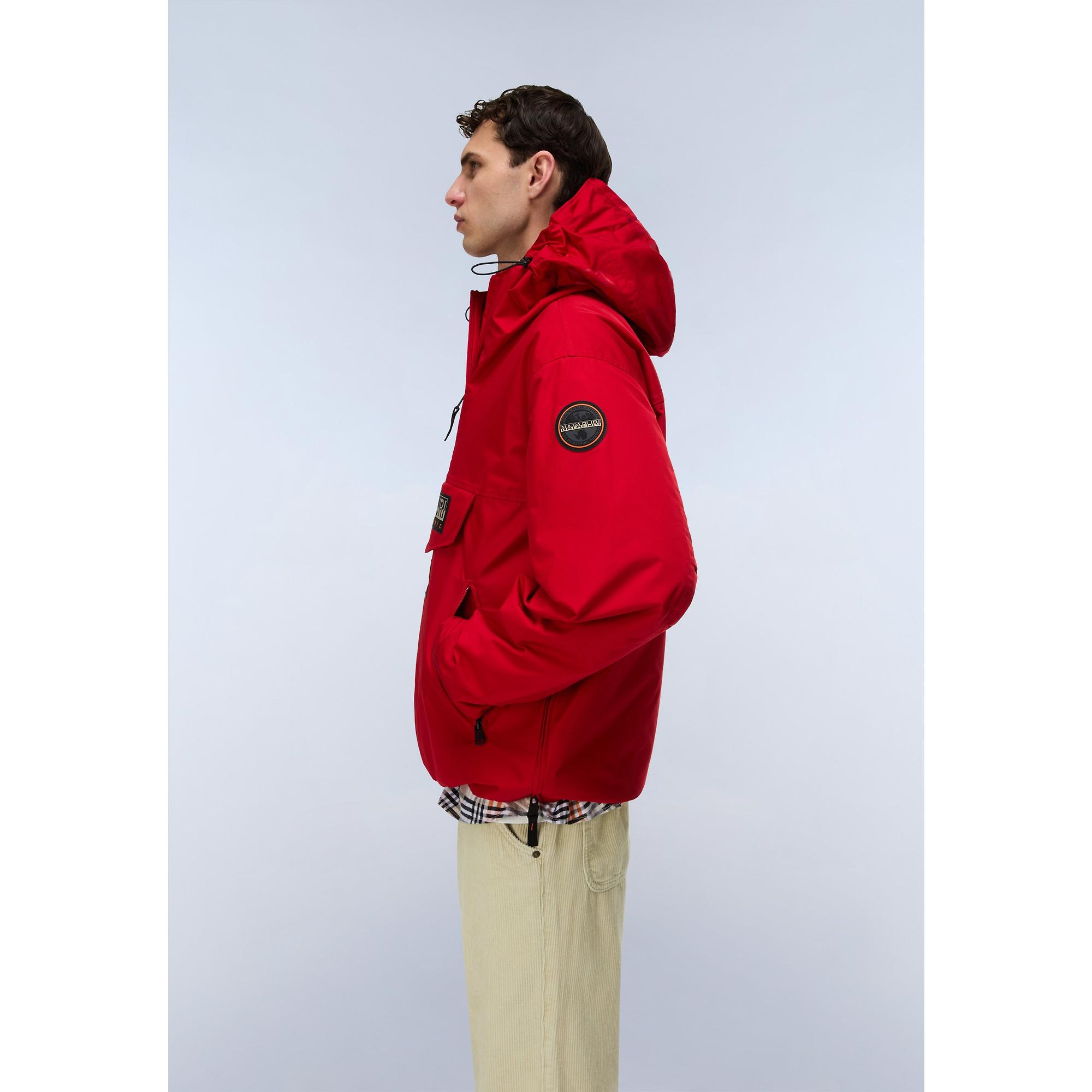 Napapijri Men's Rainforest Next Winter Anorak Jacket - Red
