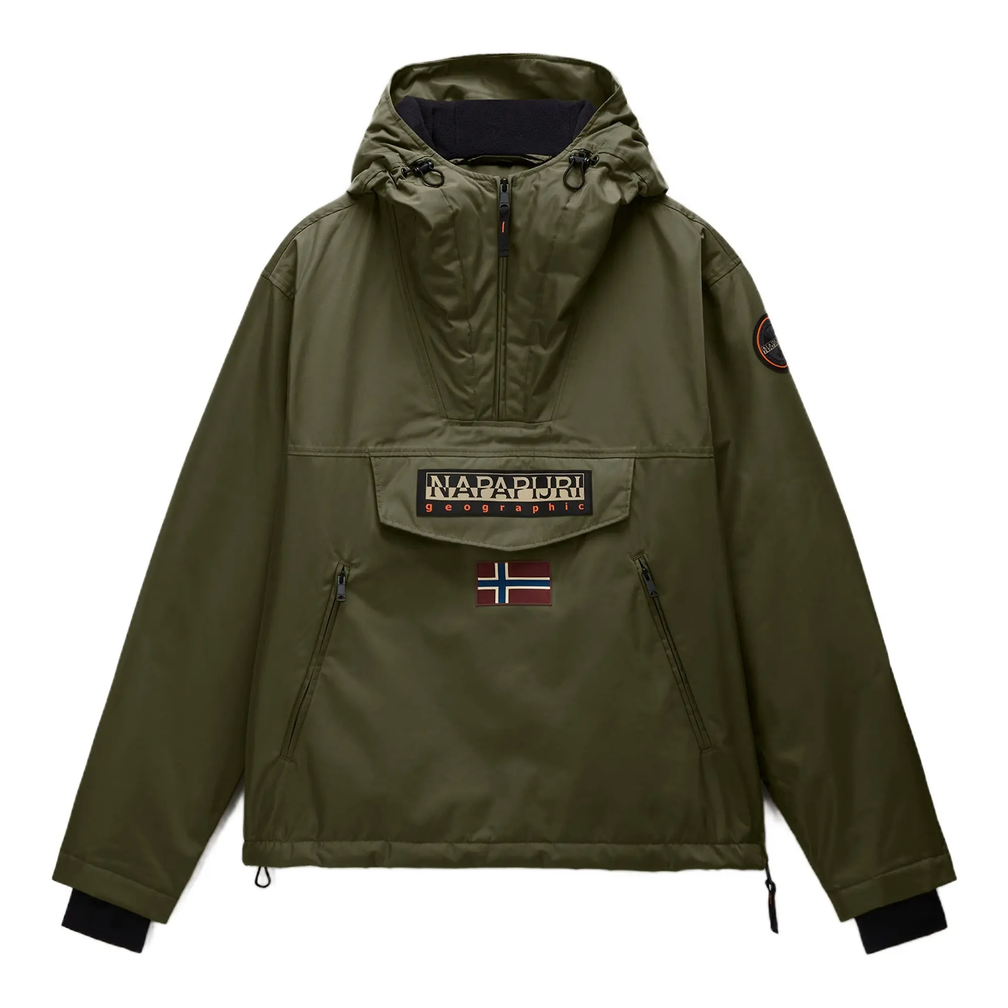 Product image 1 of 11 of Napapijri Men's Rainforest Next Winter Anorak Jacket - Olive Night