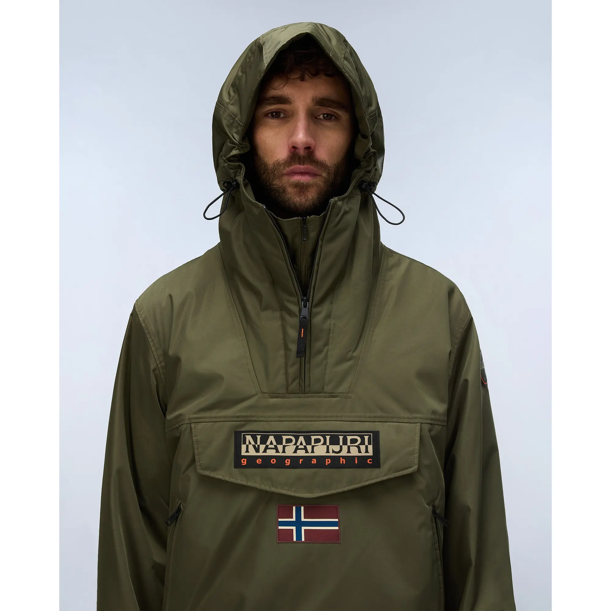 Product image 2 of 11 of Napapijri Men's Rainforest Next Winter Anorak Jacket - Olive Night