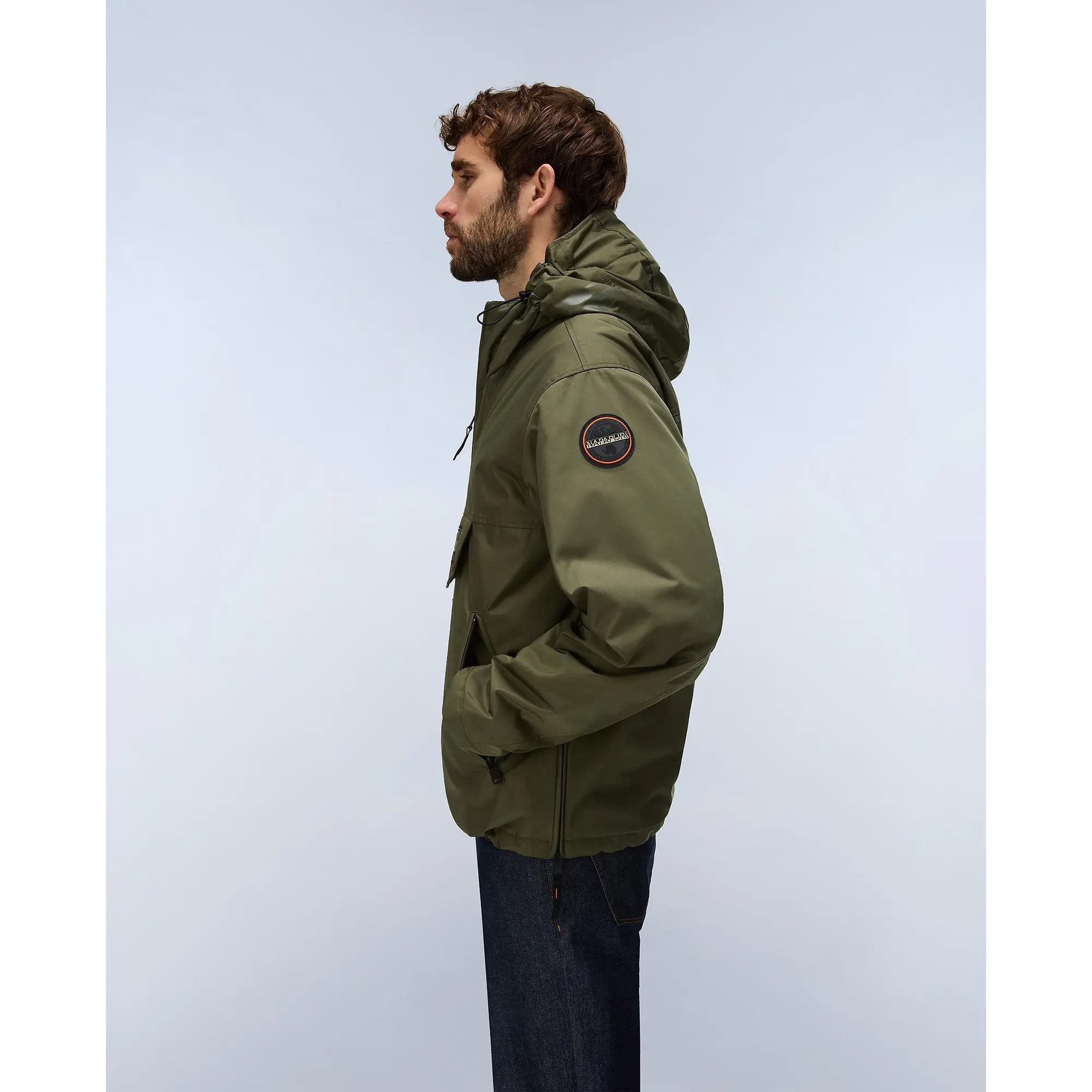 Product image 5 of 11 of Napapijri Men's Rainforest Next Winter Anorak Jacket - Olive Night