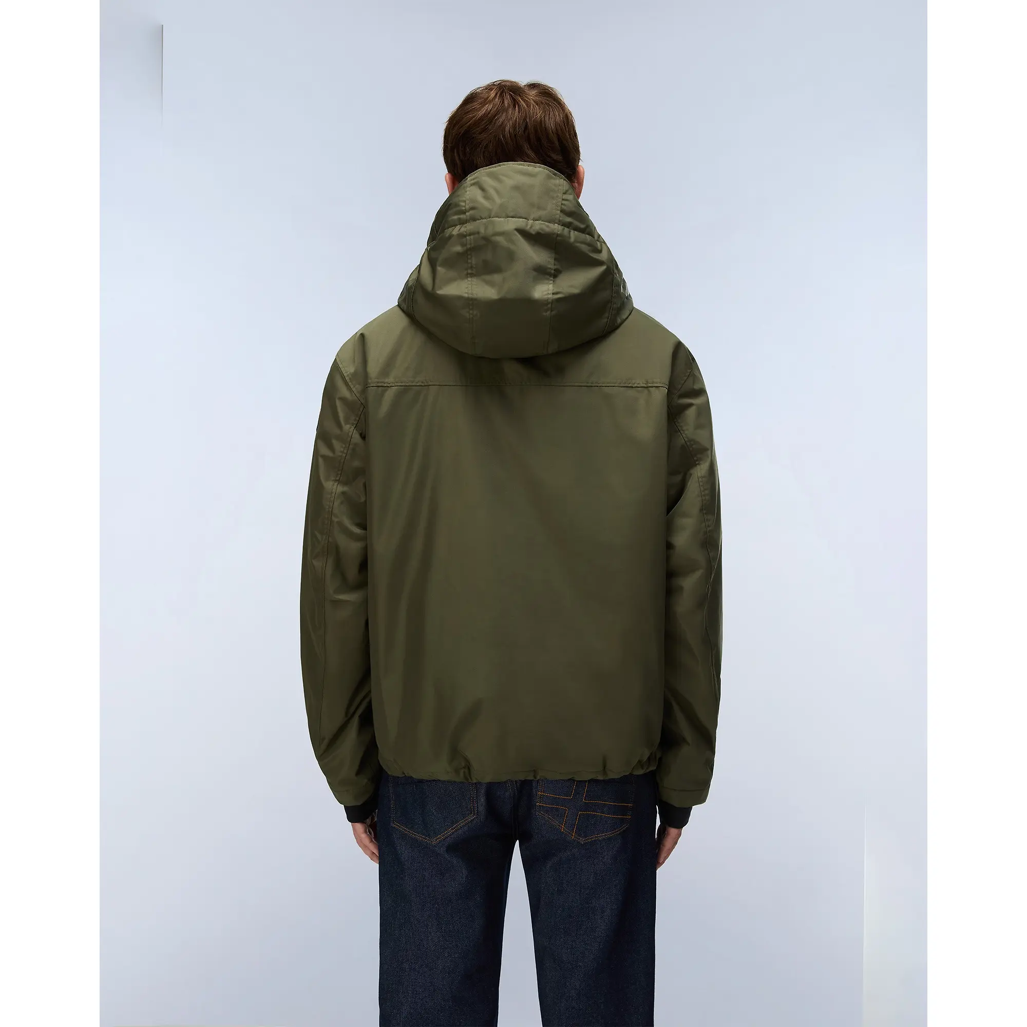 Product image 6 of 11 of Napapijri Men's Rainforest Next Winter Anorak Jacket - Olive Night