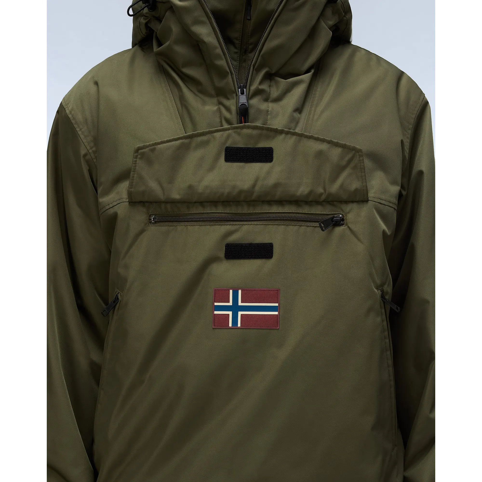 Product image 7 of 11 of Napapijri Men's Rainforest Next Winter Anorak Jacket - Olive Night