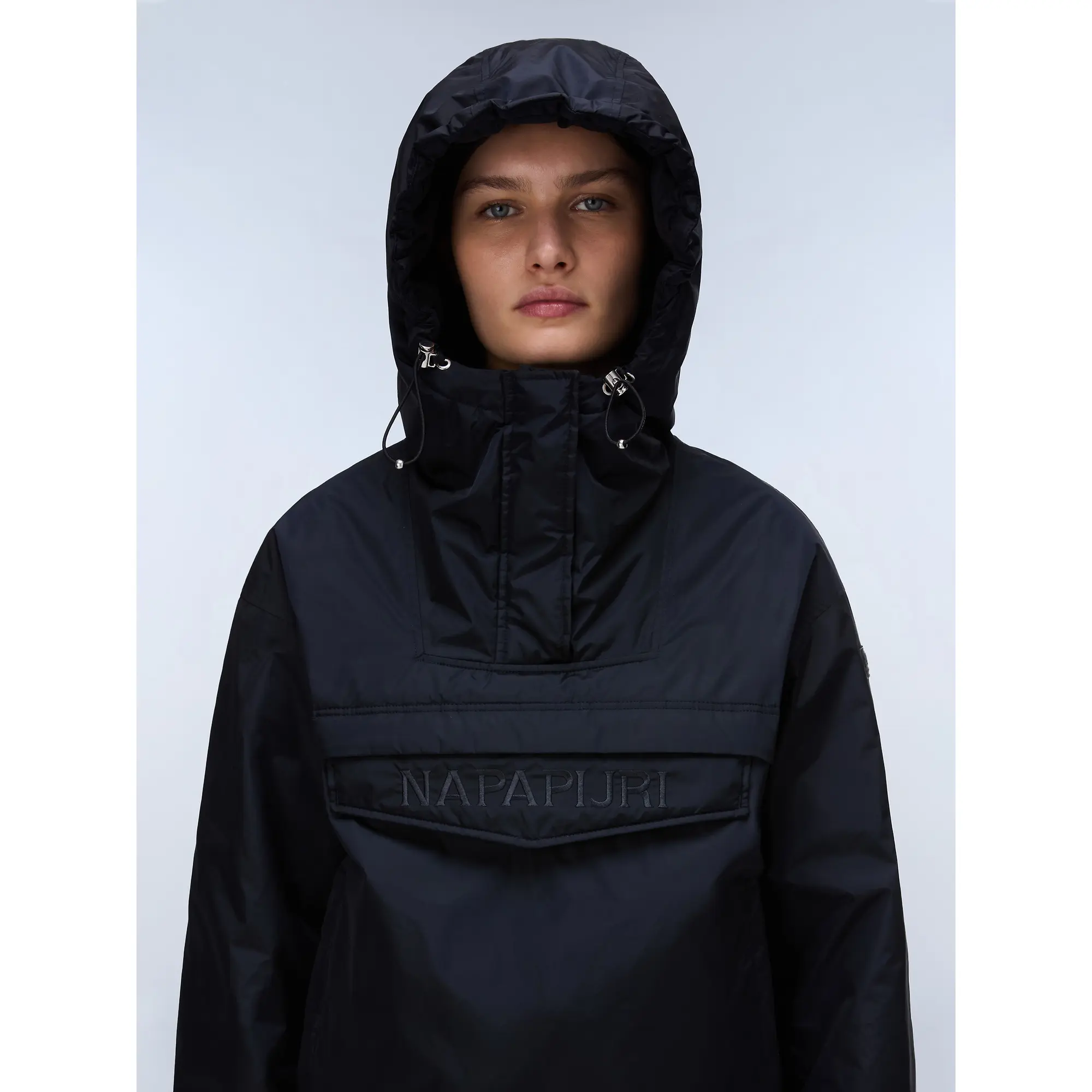Product image 2 of 9 of Napapijri Women's Rainforest Optique Anorak Jacket - Black Antracite