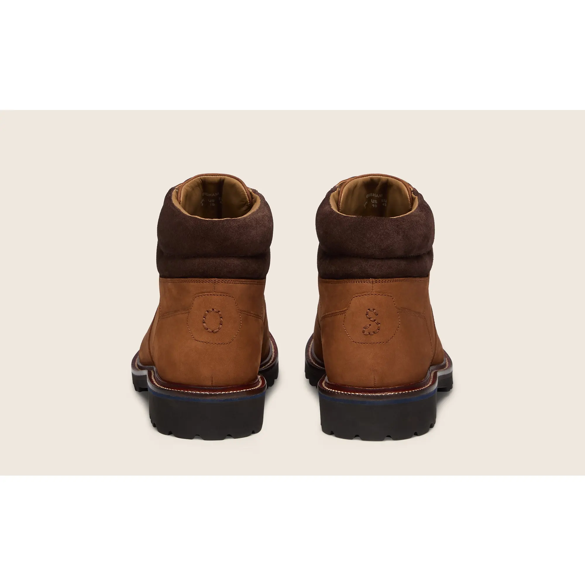 Product image 3 of 6 of Oliver Sweeney Men's Bisham Full Grain Nubuck Hiker Boots - Tan