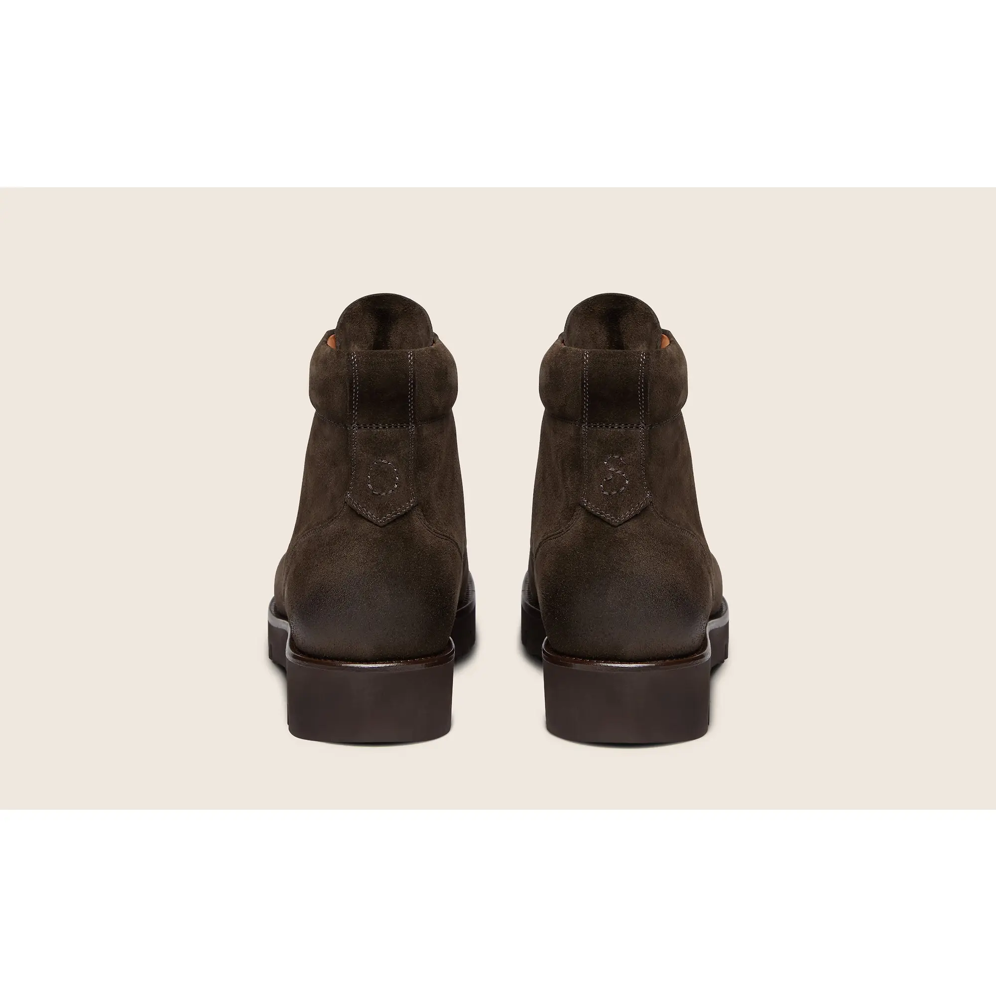 Product image 4 of 6 of Oliver Sweeney Men's Bolhas Calf Suede Moc Toe Boots - Chocolate Suede