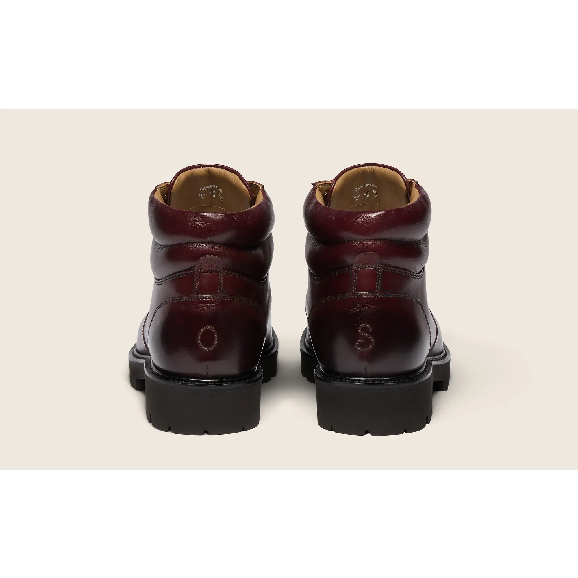 Product image 4 of 6 of Oliver Sweeney Men's Camerton Calf Leather Hiker Boots - Burgundy