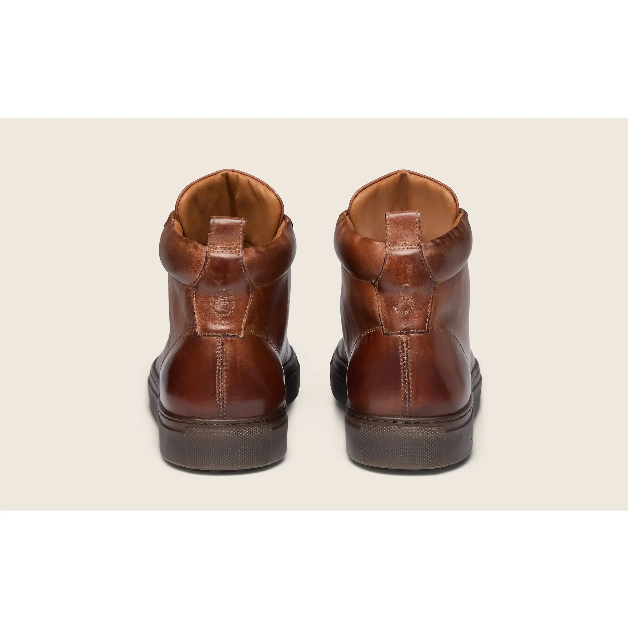 Product image 4 of 6 of Oliver Sweeney Men's Defeza Hand-Finished Calf Leather Retro Trainers - Dark Tan