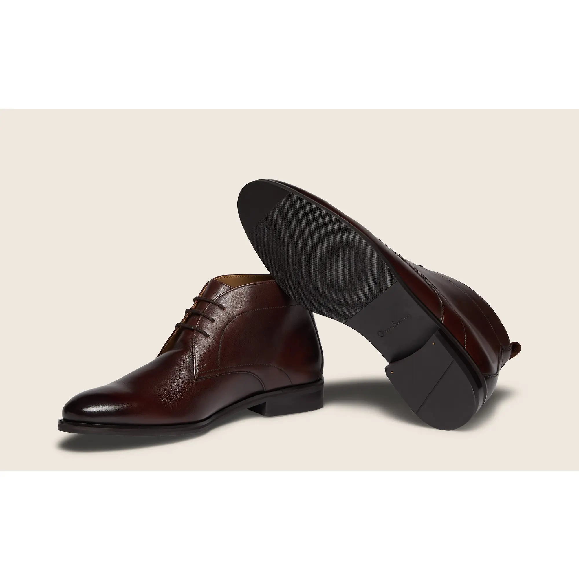 Product image 3 of 8 of Oliver Sweeney Men's Silverdale Leather Chukka Boots - Dark Brown
