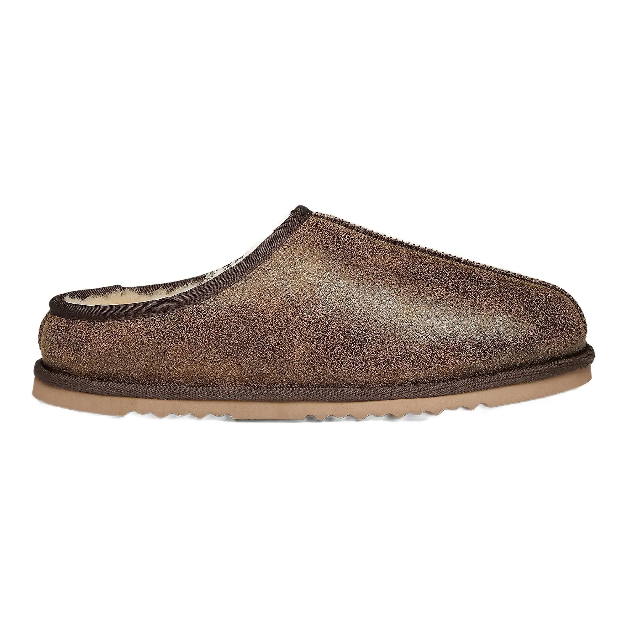 Product image 1 of 6 of Oliver Sweeney Men's Yaxley Shearling Mule Slippers - Brown