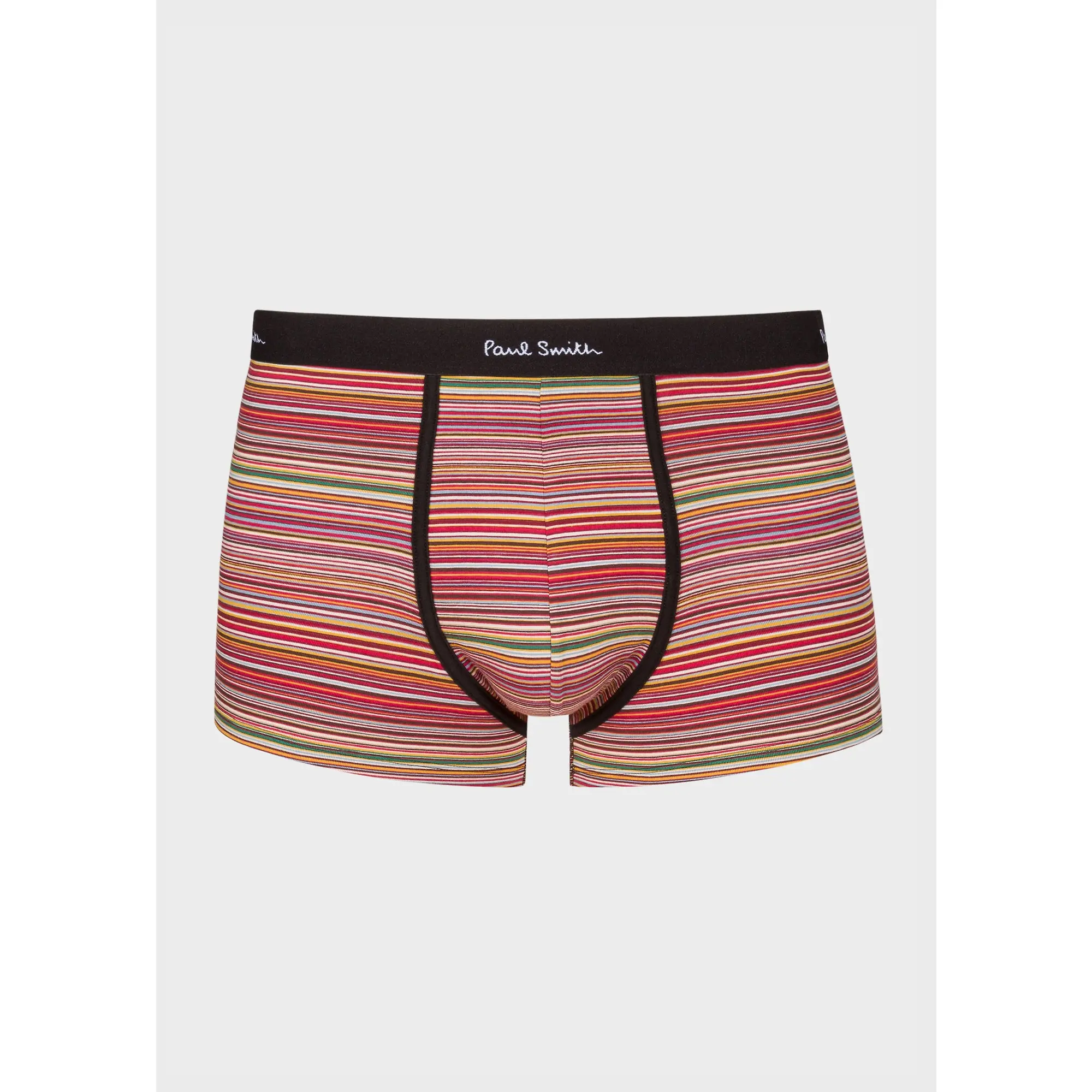 Product image 3 of 9 of Paul Smith Men's 5 Pack Signature Stripe Mixed Organic-Cotton Boxer Briefs - Black