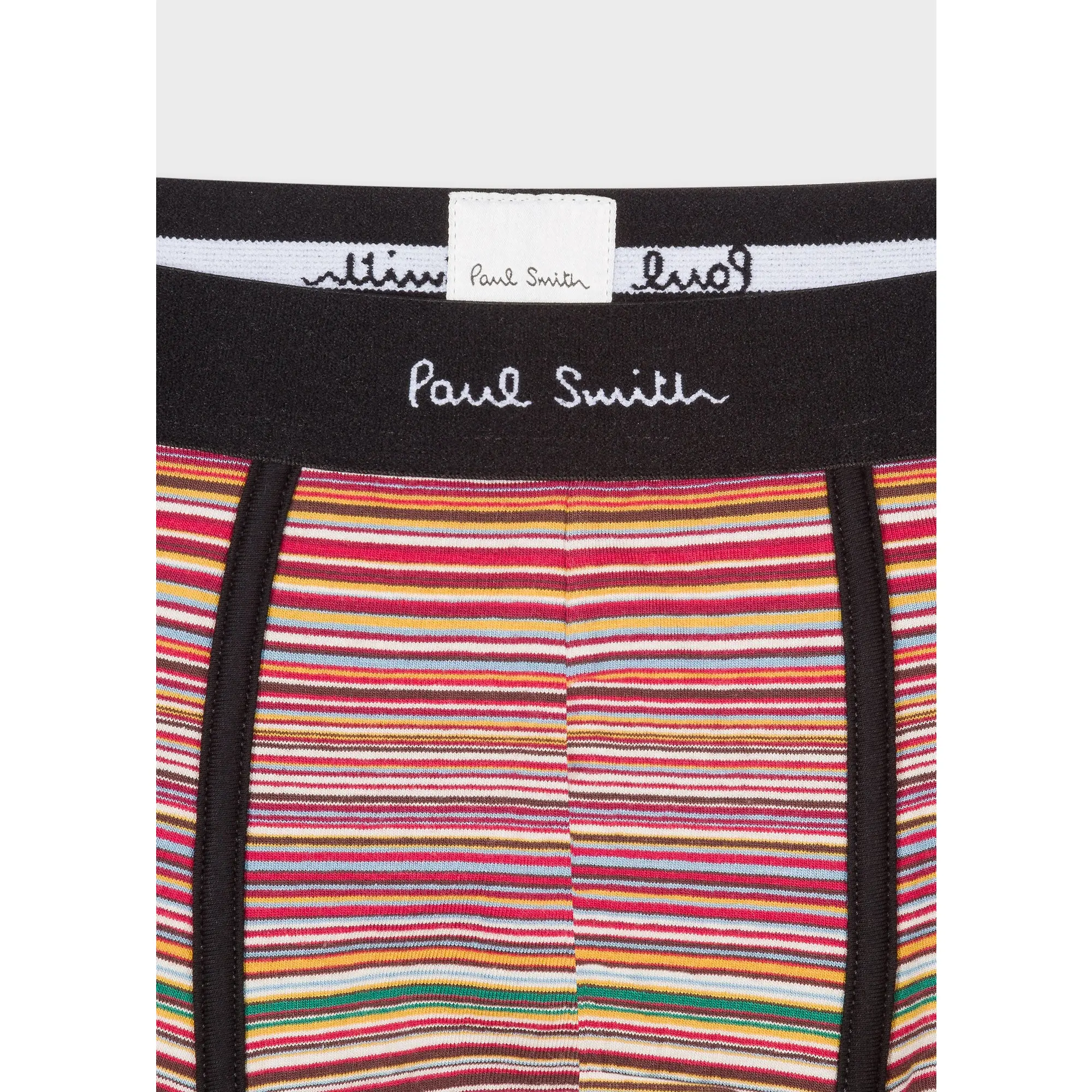 Product image 5 of 9 of Paul Smith Men's 5 Pack Signature Stripe Mixed Organic-Cotton Boxer Briefs - Black