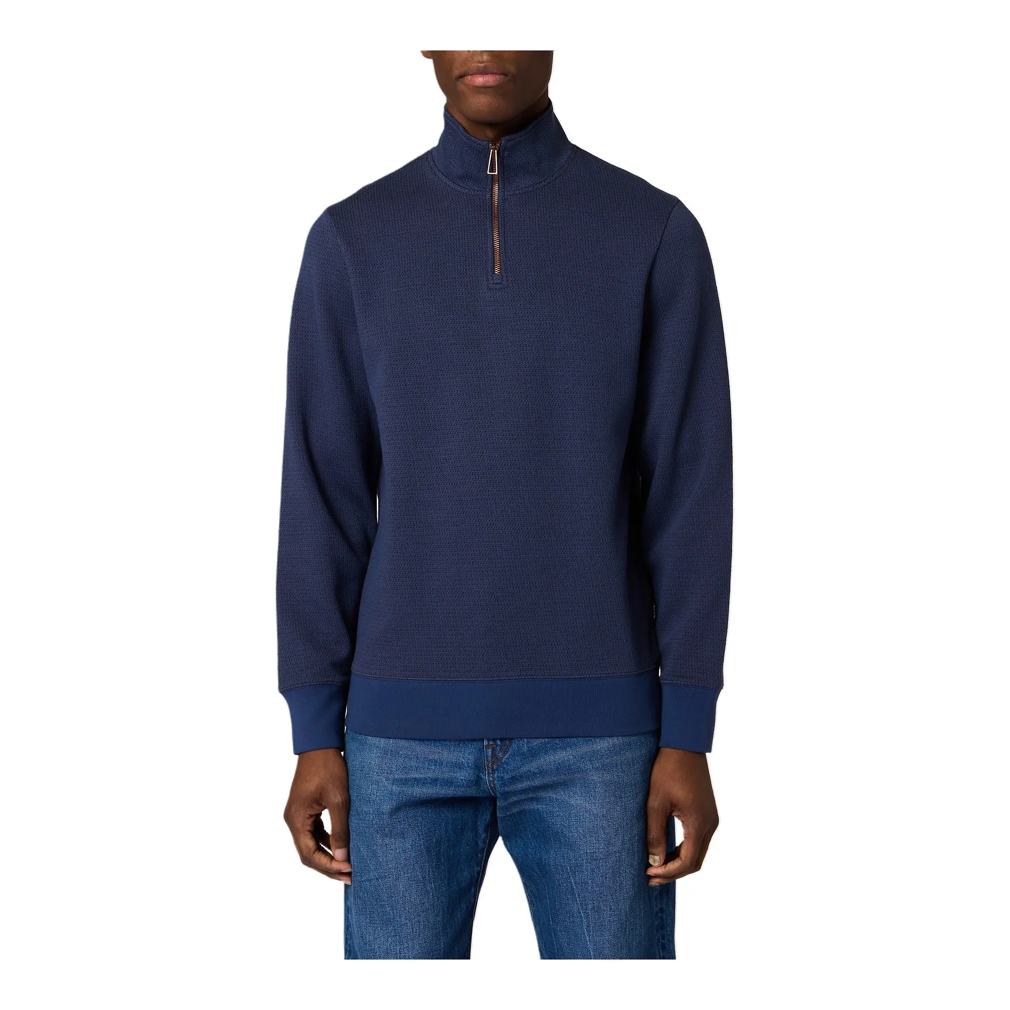 Product image 1 of 3 of Paul Smith Men's Classic Half Zip Top - Indigo