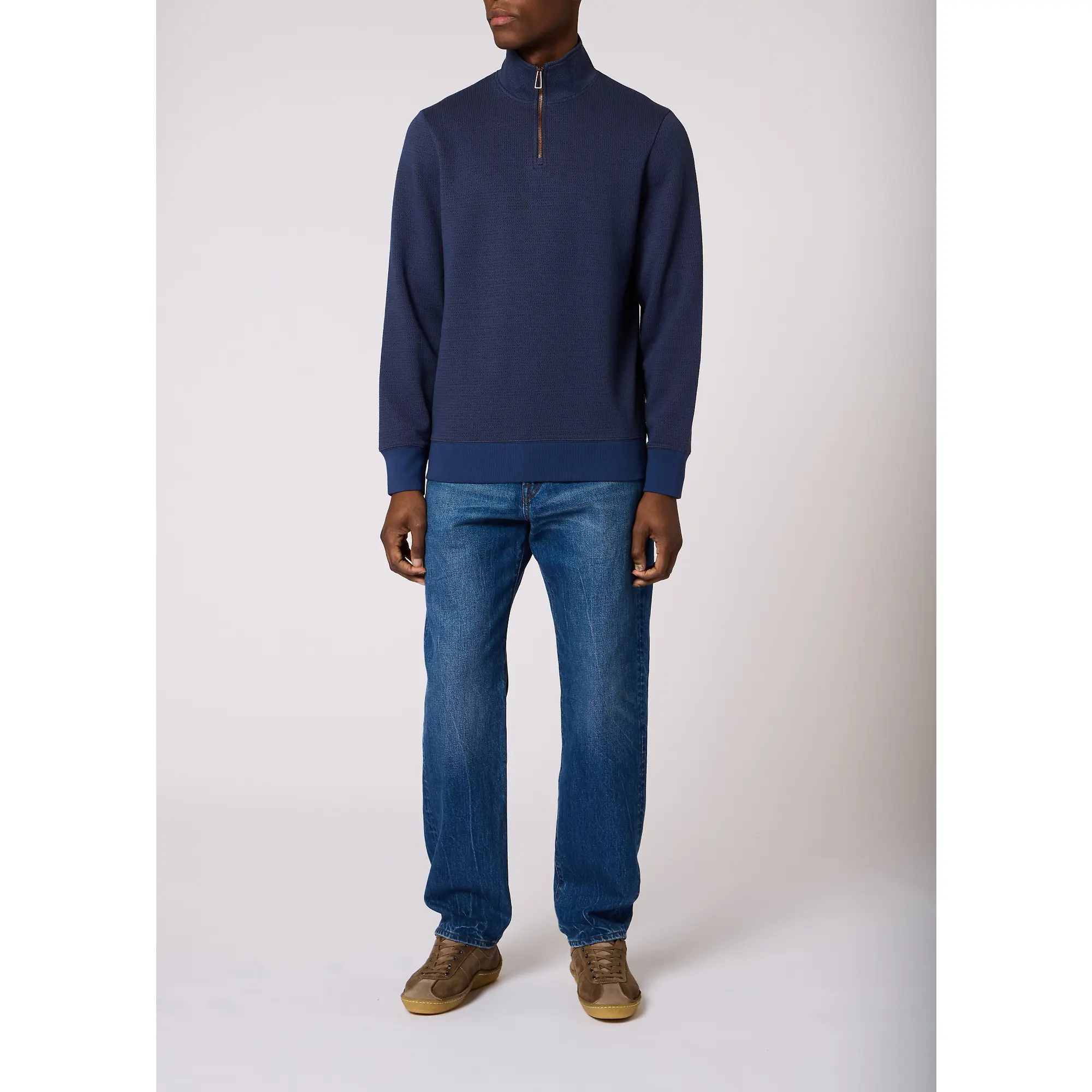 Product image 3 of 3 of Paul Smith Men's Classic Half Zip Top - Indigo