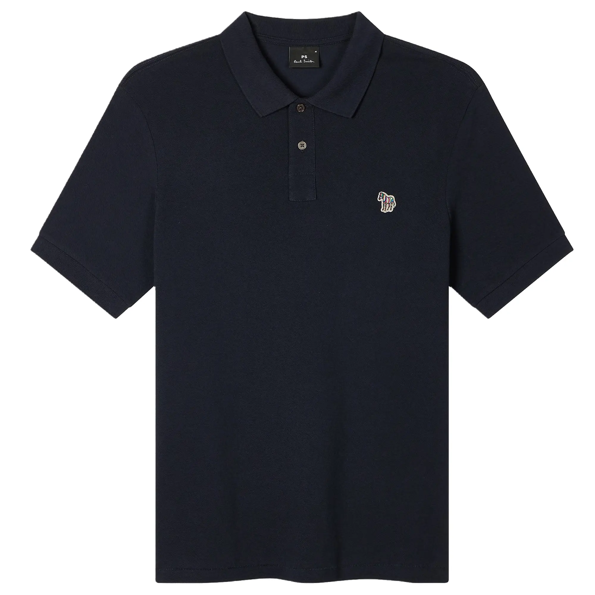 Product image 1 of 3 of Paul Smith Men's Cotton-Piqué Zebra Logo Polo Shirt - Navy