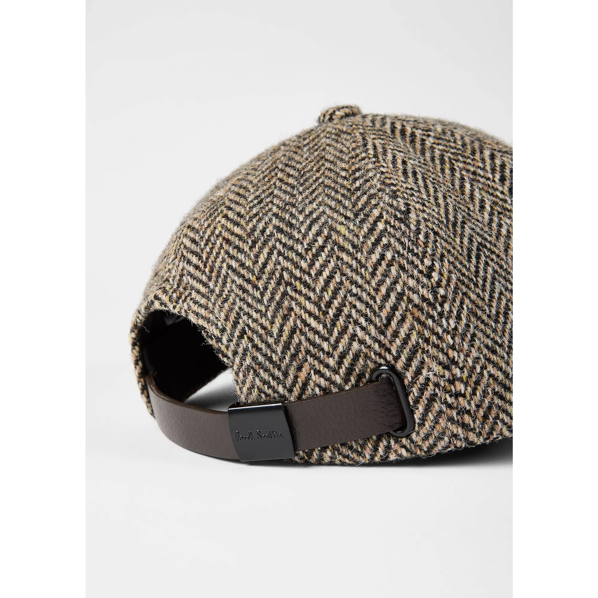 Product image 3 of 5 of Paul Smith Men's Harris Tweed Wool Cap - Brown