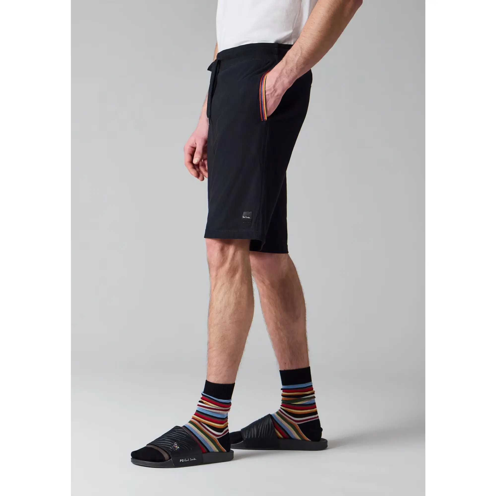 Product image 2 of 8 of Paul Smith Men's Jersey Cotton Lounge Shorts - Black