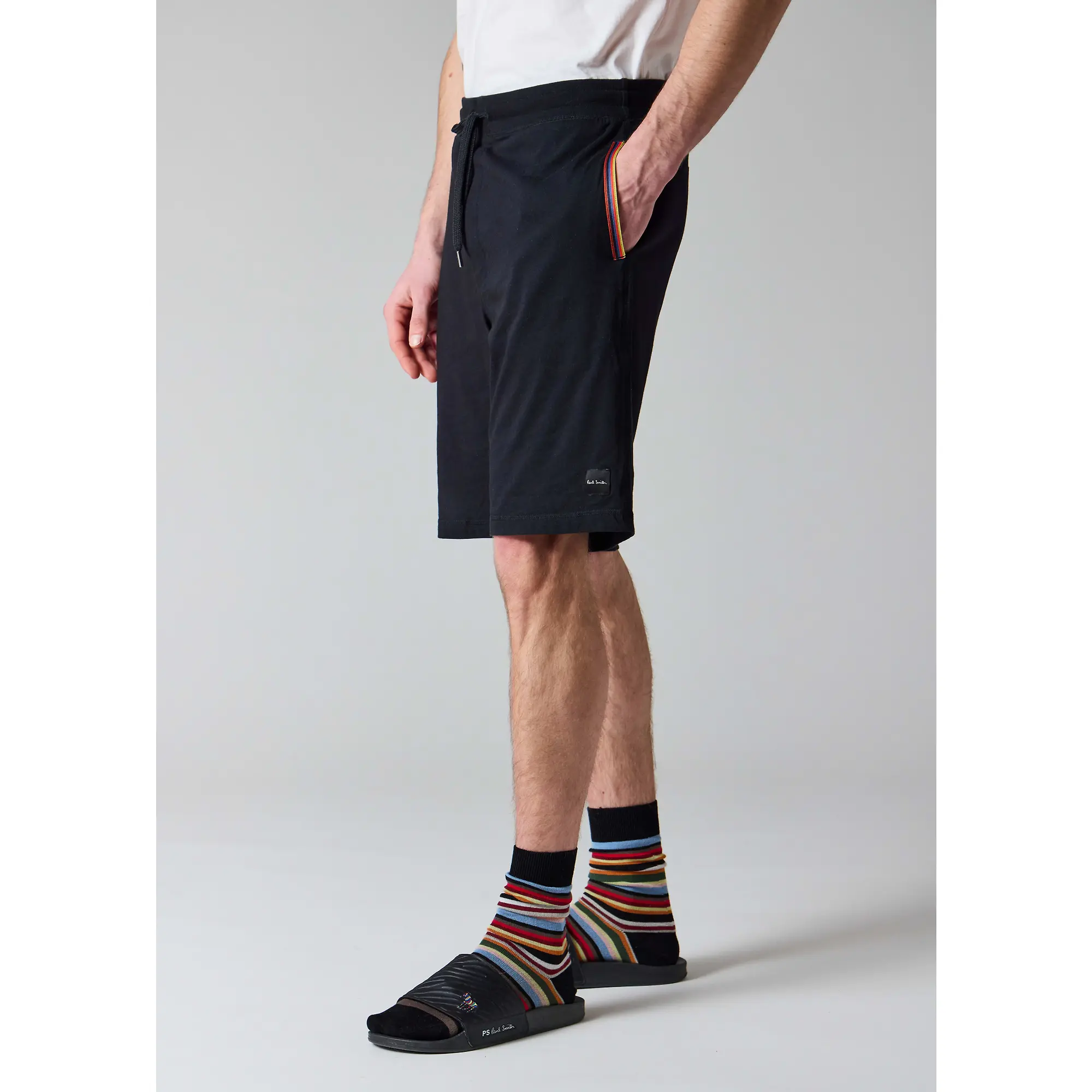 Product image 4 of 8 of Paul Smith Men's Jersey Cotton Lounge Shorts - Black
