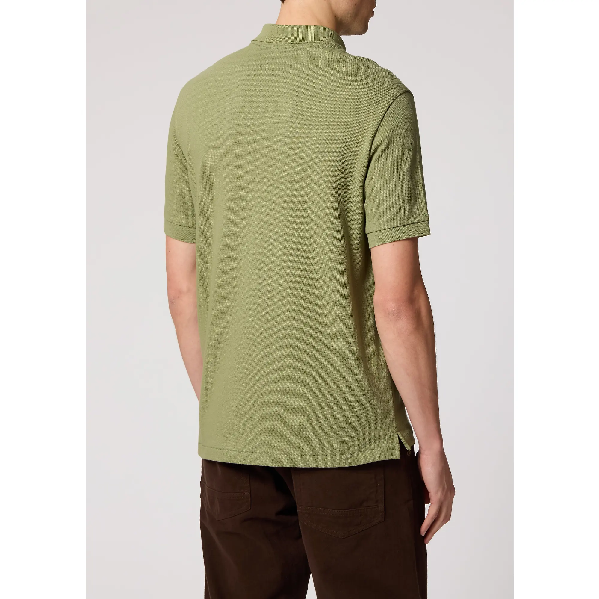 Product image 3 of 3 of Paul Smith Men's Organic Cotton Zebra Polo Shirt - Light Greyish Green